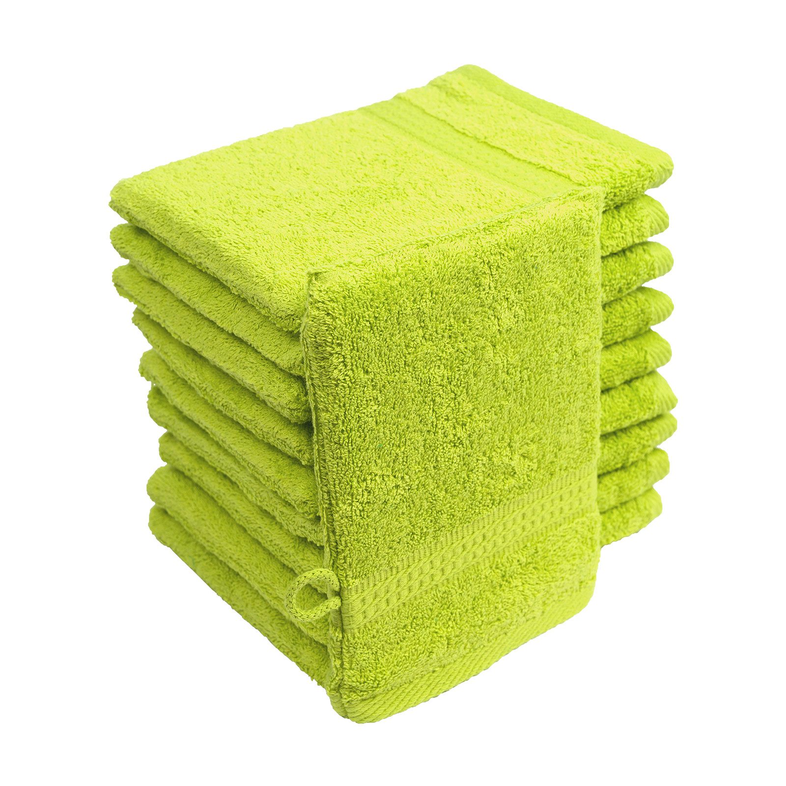 Visaggio Duschtücher Luxuriöse Handtücher aus 100% Baumwolle, Frottier (1-St), Handtücher in luxuriöser Qualität mit Bordüre, einfarbig