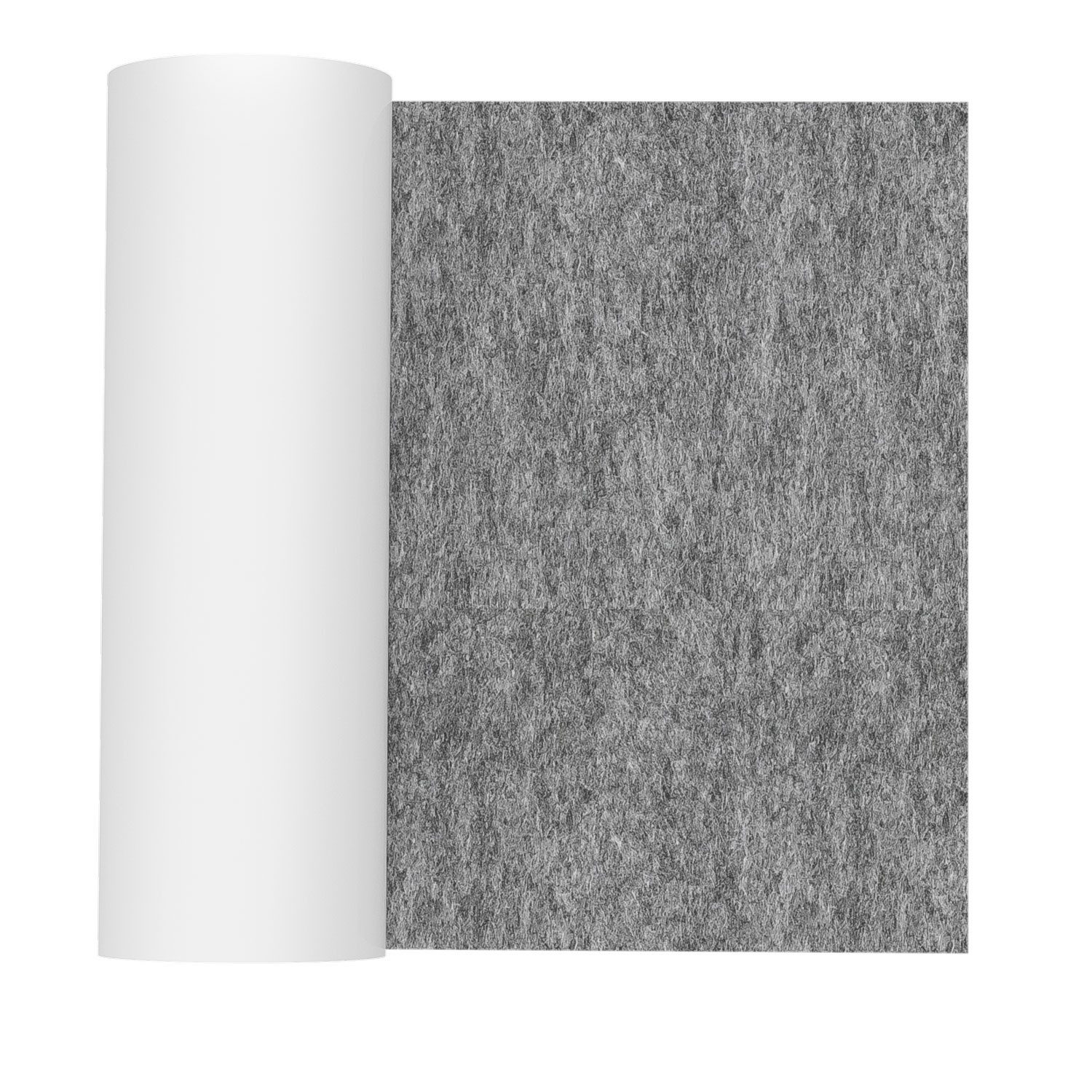 Clanmacy Möbelfuß Filz selbstklebend 100x150cm, Filzgleiter Selbstklebend Grau