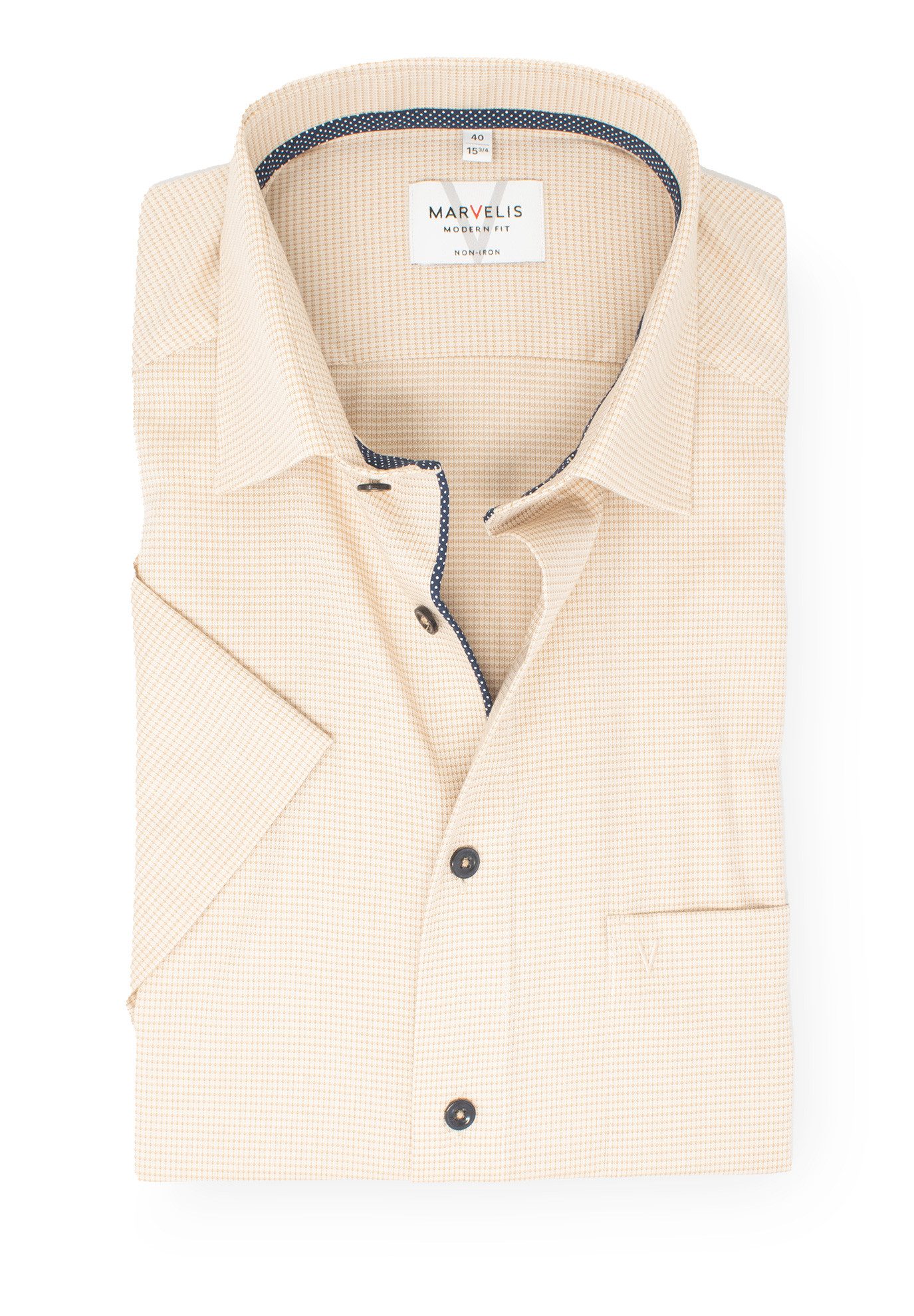 MARVELIS Businesshemd Modern Fit normale, leicht günstig online kaufen