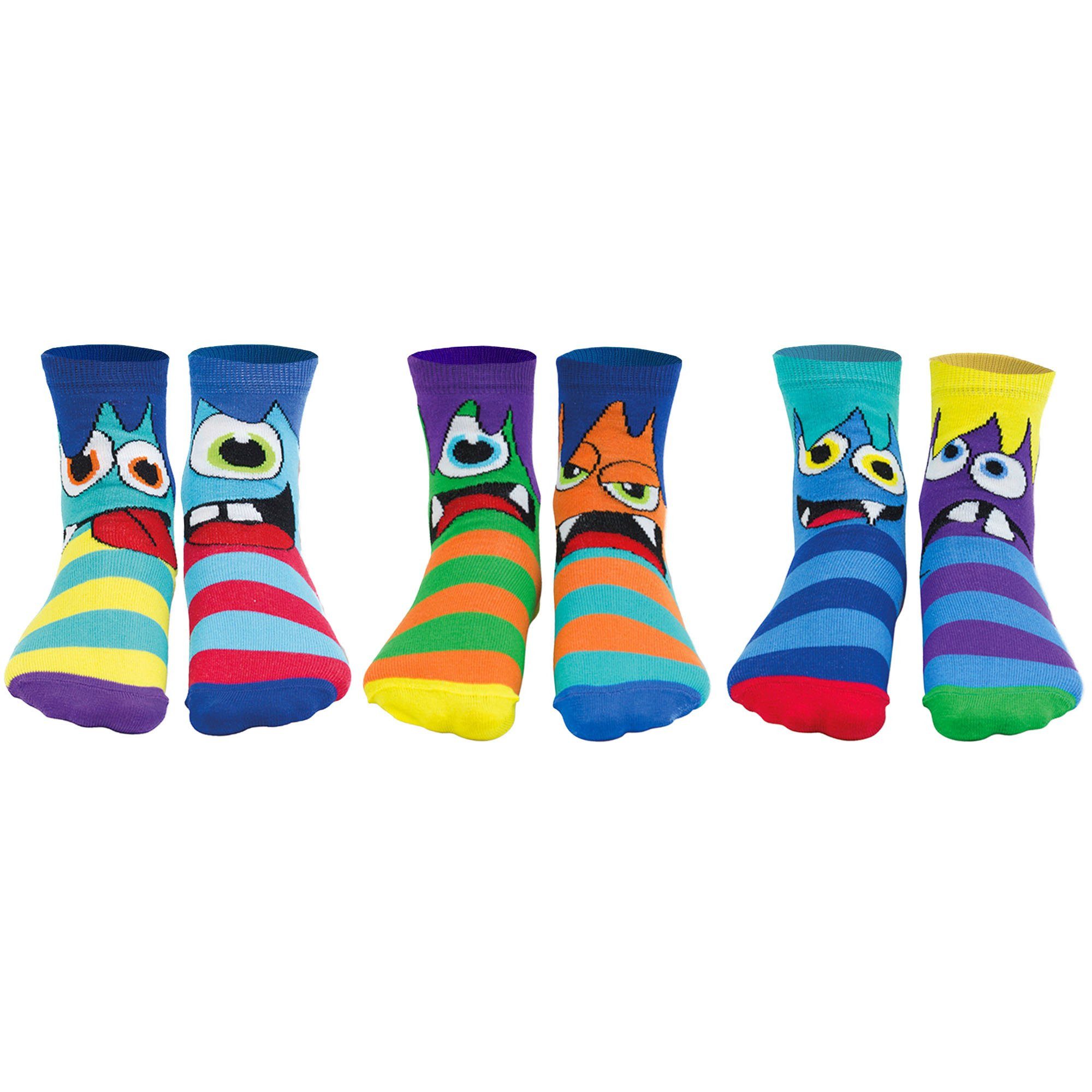 United Oddsocks Freizeitsocken Unisex Socken 3er Pack Baumwolle (Packung, 3er Pack)