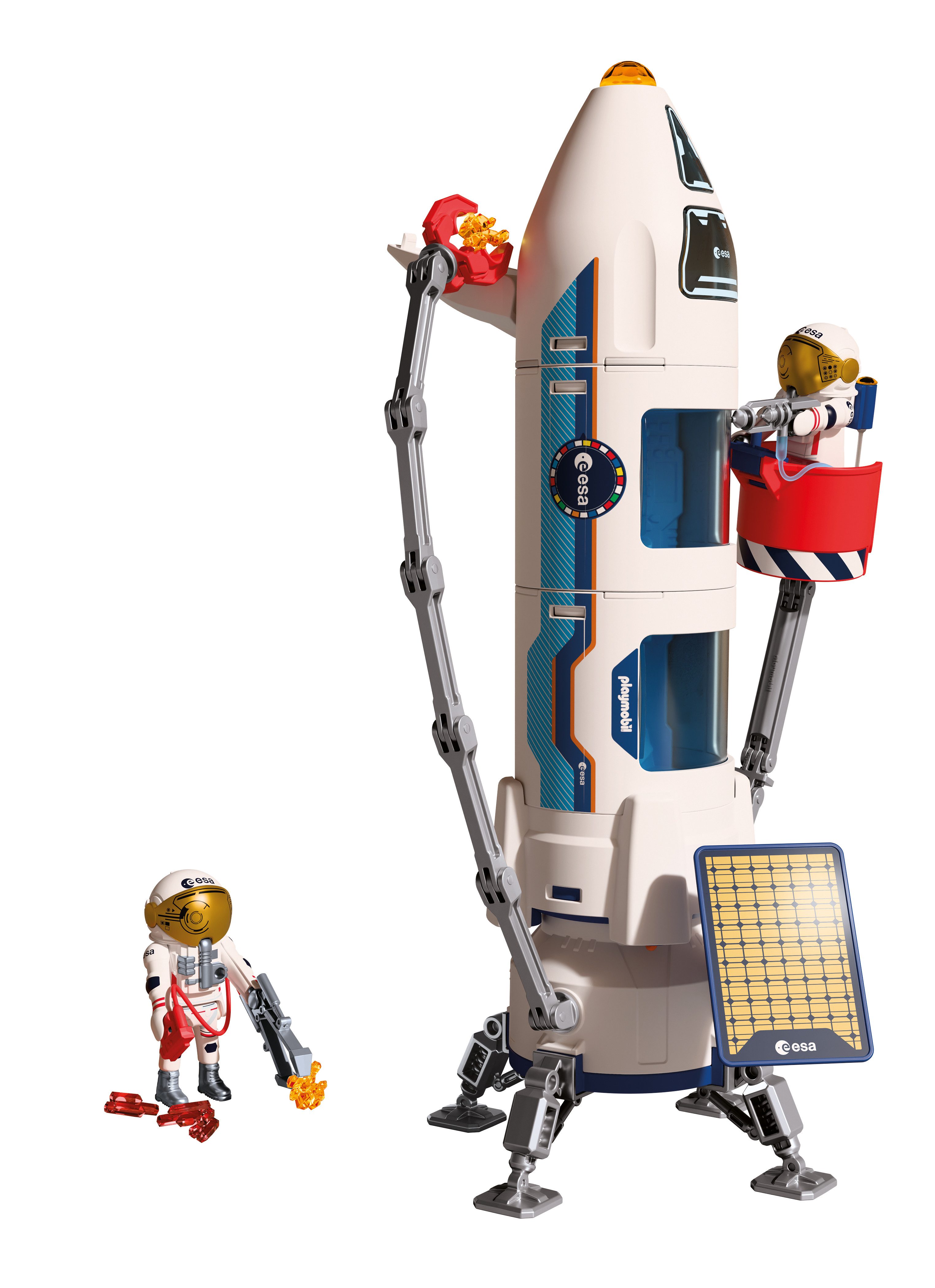 Playmobil® ESA: Mars-Forschungsrakete (72011), City Action Konstruktions-Spielset, (71 St), Made in Europe