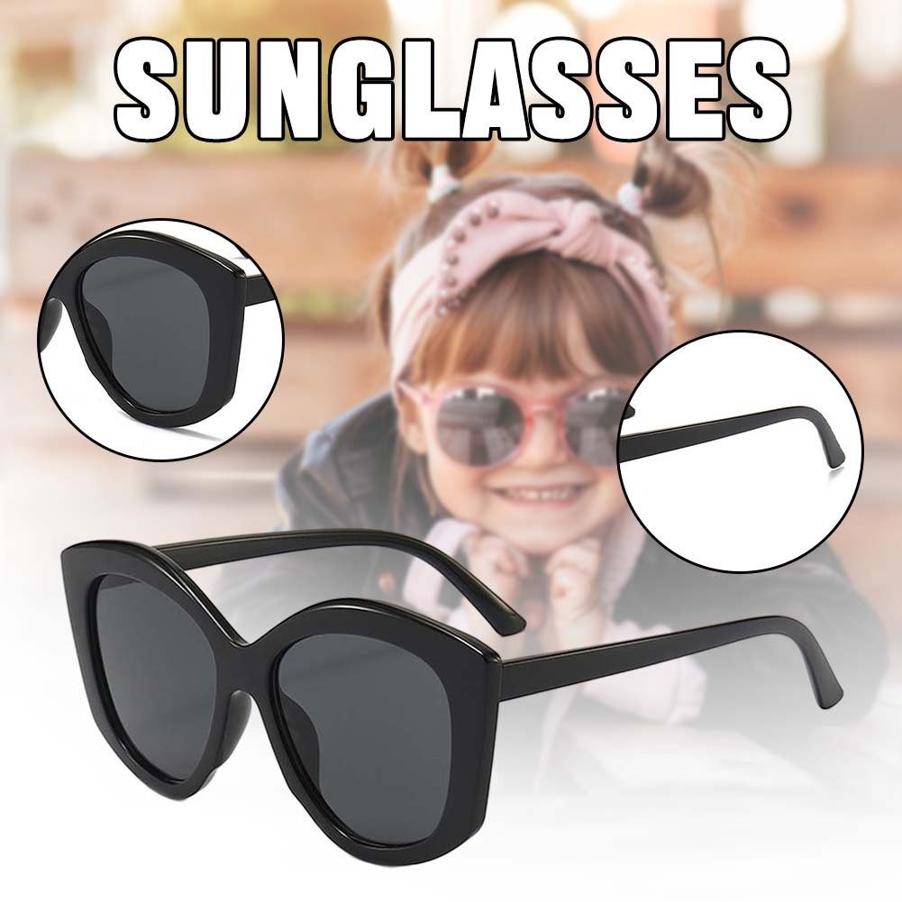 Blusmart Sonnenbrille Leichte Vintage-Kinder-Sonnenbrille, UV-Schutzbrille Für 5 Jungen Und