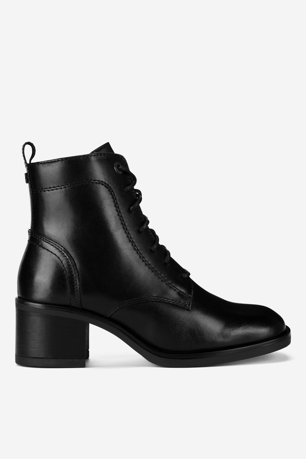 LASOCKI LASOCKI Damen Stiefel – Schwarze klassische Stiefeletten aus Leder Stiefel