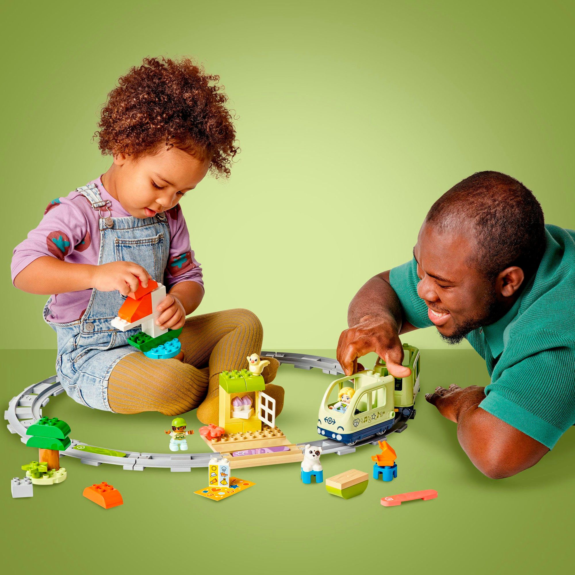 LEGO® Interaktive Abenteuer-Eisenbahn (10427), LEGO DUPLO Town Konstruktion günstig online kaufen