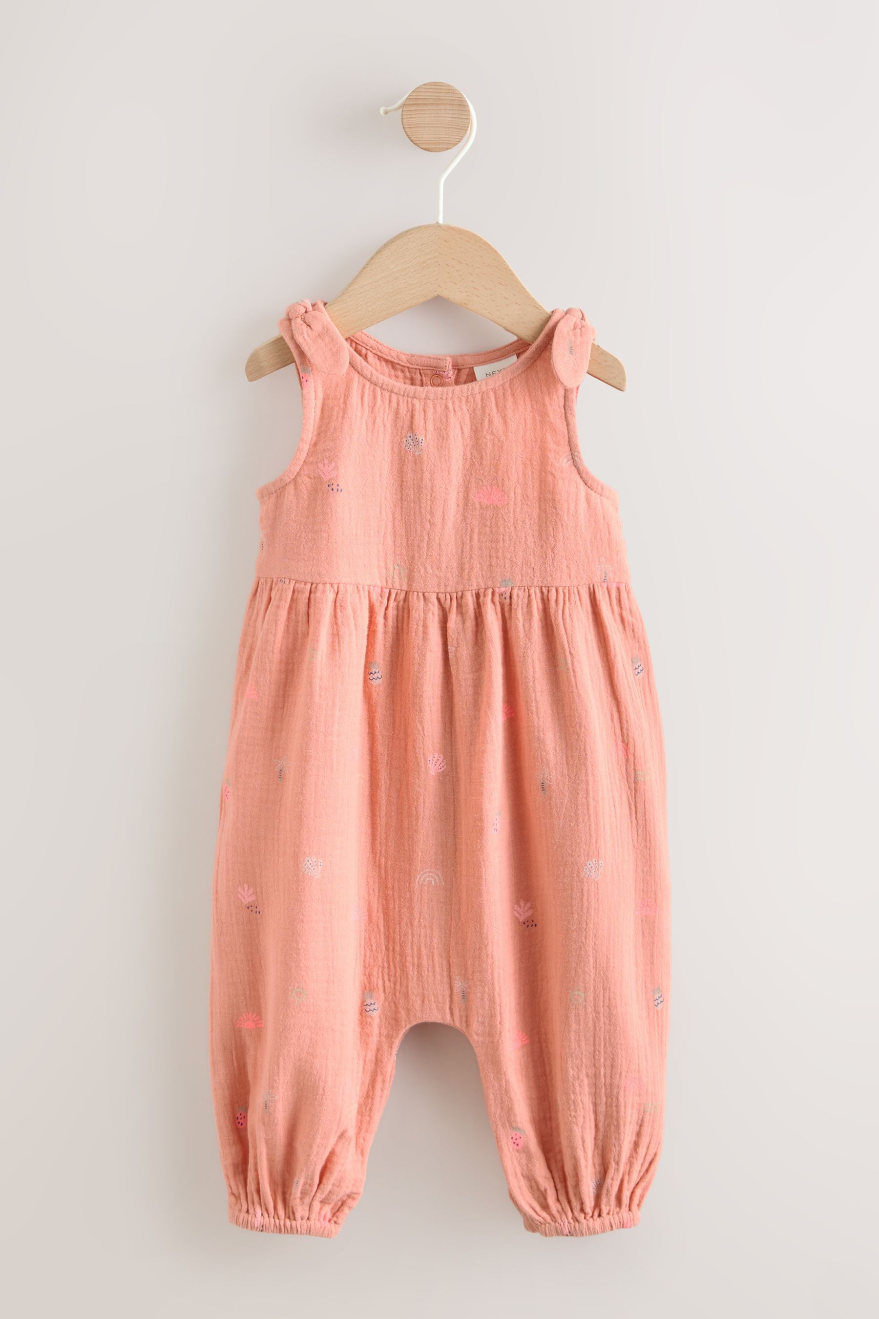 Next Strampler Babystrampler aus Musselin mit langem Bein (1-tlg)