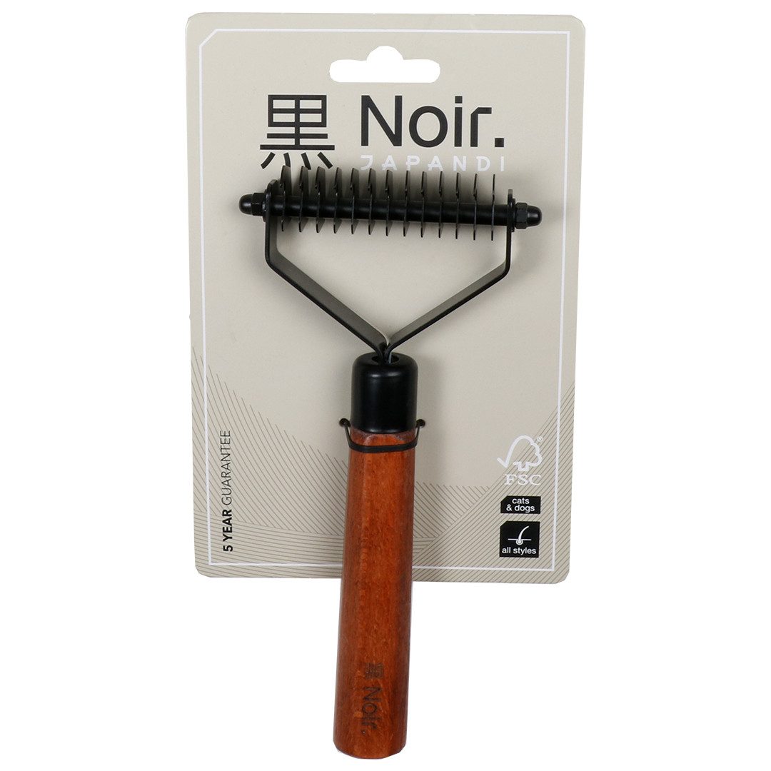 EBI Fellbürste EBI Noir Japandi Trimmstriegel Ausführung: 8 Klingen