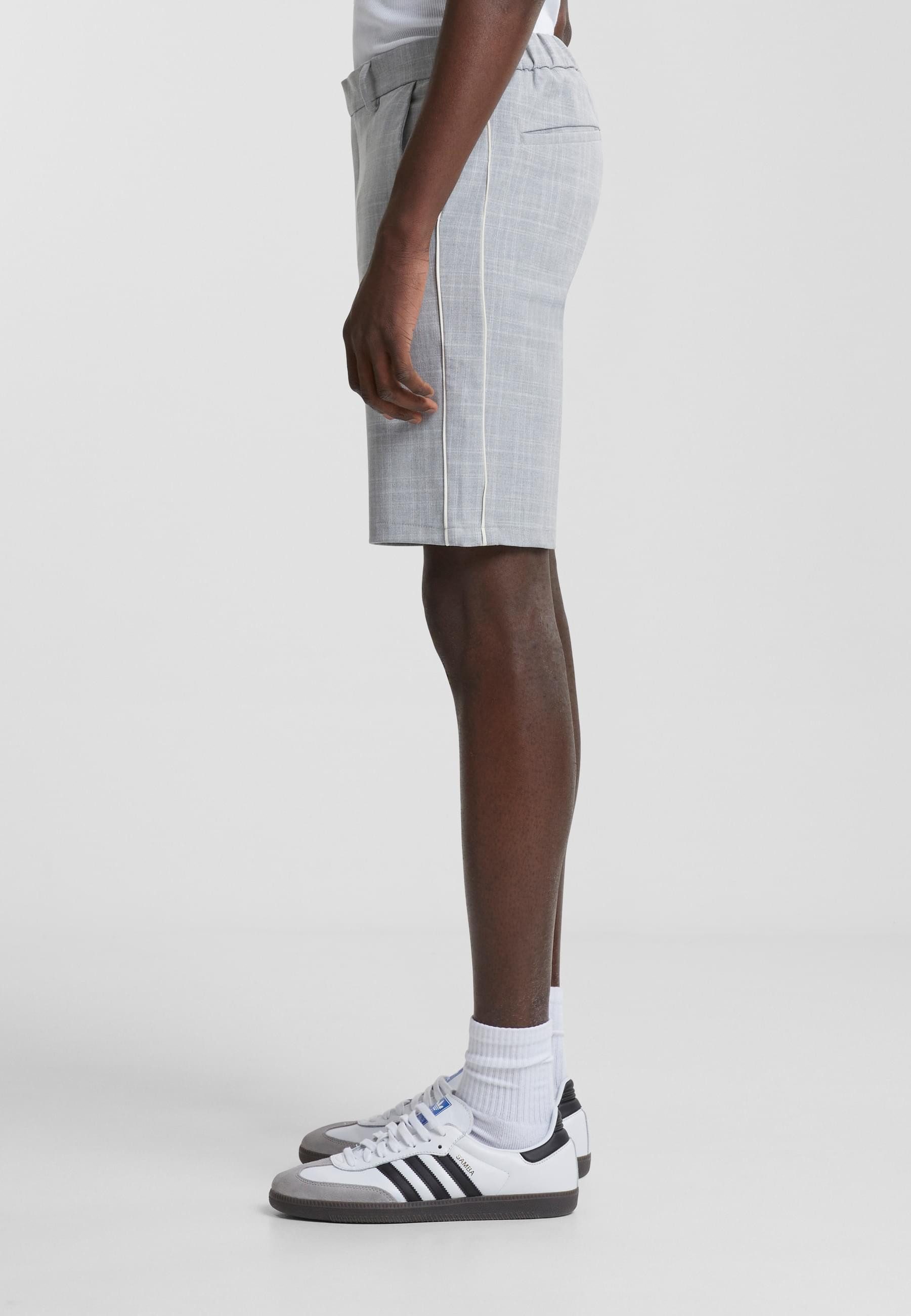 2Y Studios Cargoshorts 2Y Studios 2Y Plaid Shorts With Double Stripe (1-tlg)