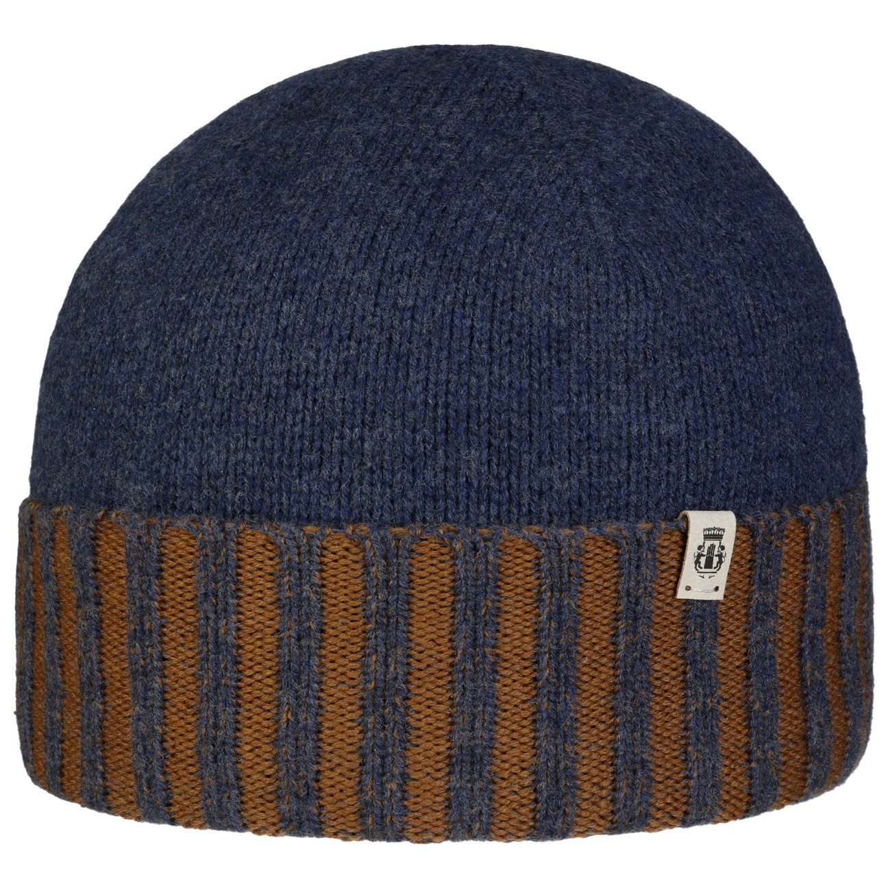 Roeckl Beanie (1-St) Beanie mit dunkelblau Umschlag