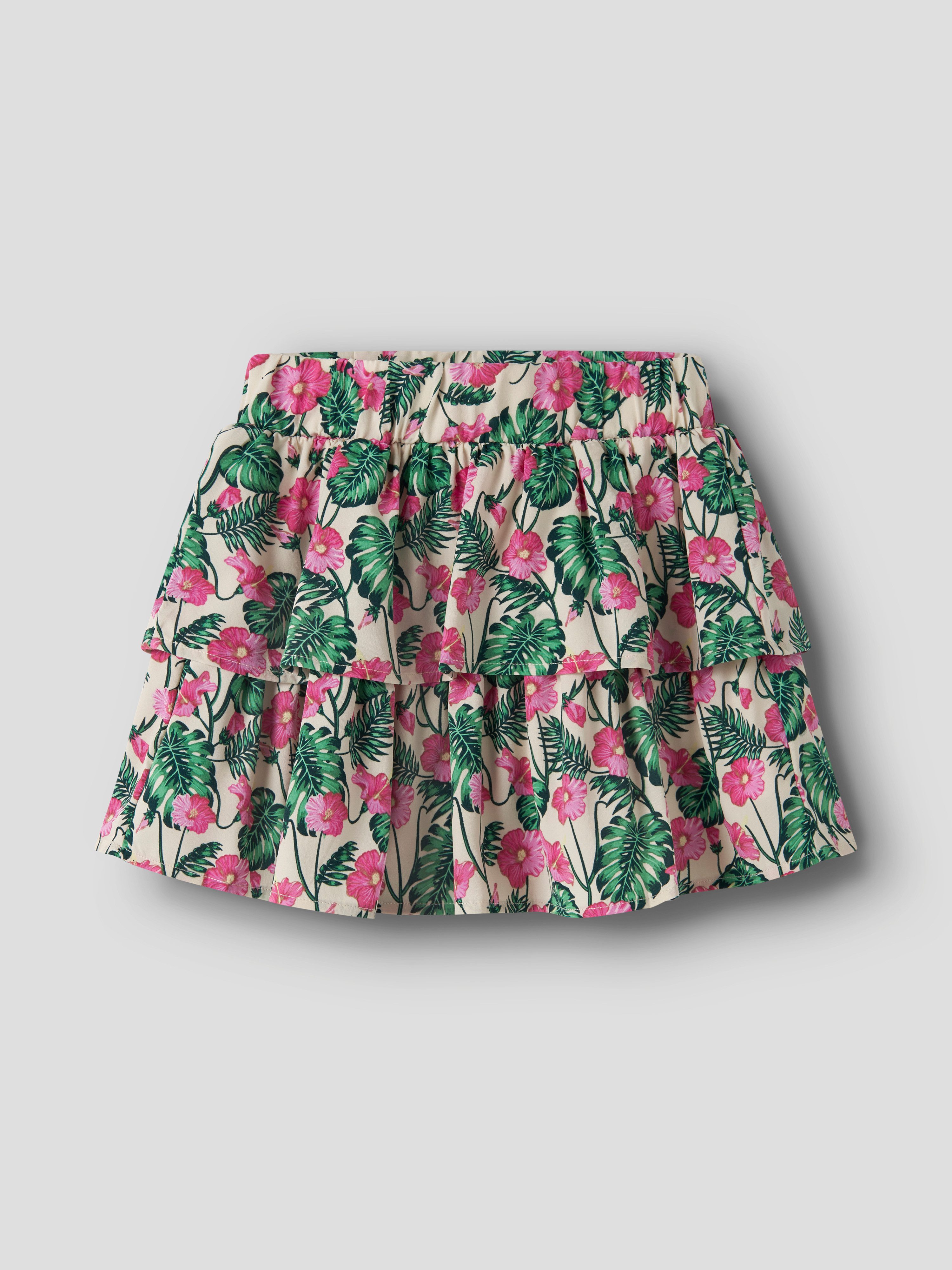 Name It Volantrock NKFVINAYA SKIRT FFF NOOS Kunstfaser, Stretch, Allover Druck – Bild 2 von 5