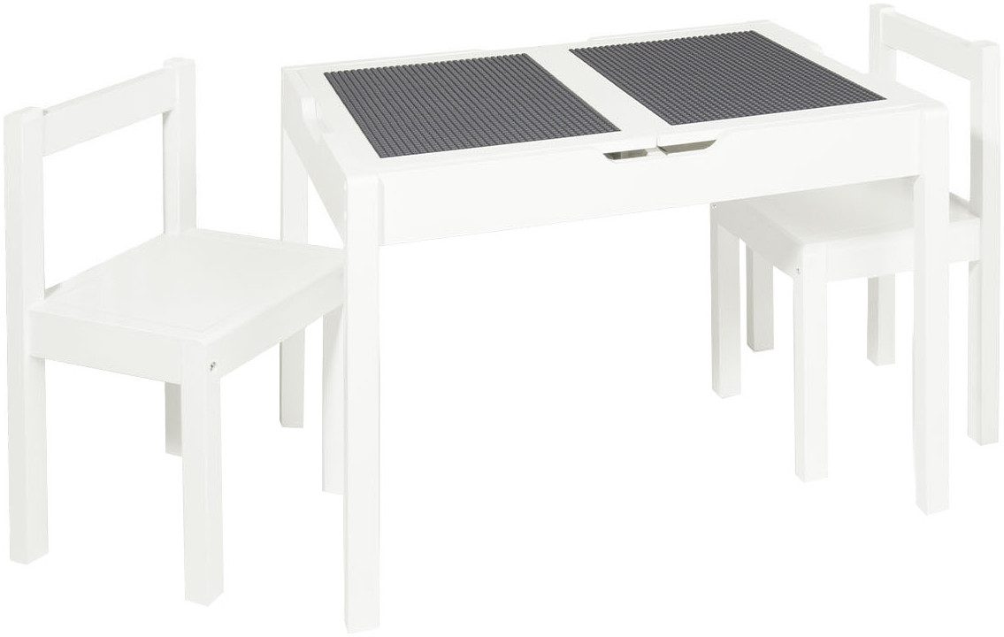 Pinolino® Kindersitzgruppe Linnea, (3-tlg), Tisch mit Stauraum