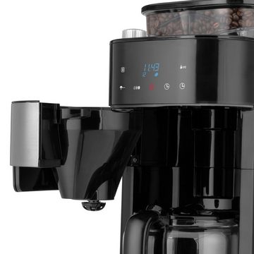 Gastroback Kaffeemaschine mit Mahlwerk Grind & Brew Pro 42711, 1,5l Kaffeekanne, Permanentfilter