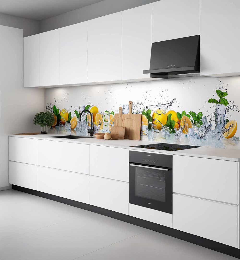 MyMaxxi Dekorationsfolie Küchenrückwand selbstklebend Zitrone Spritzschutz günstig online kaufen