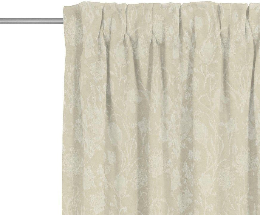 Adam Vorhang Flower Cuvée (1 St), Multifunktionsband, blickdicht, Jacquard, aus 100% Bio-Baumwolle