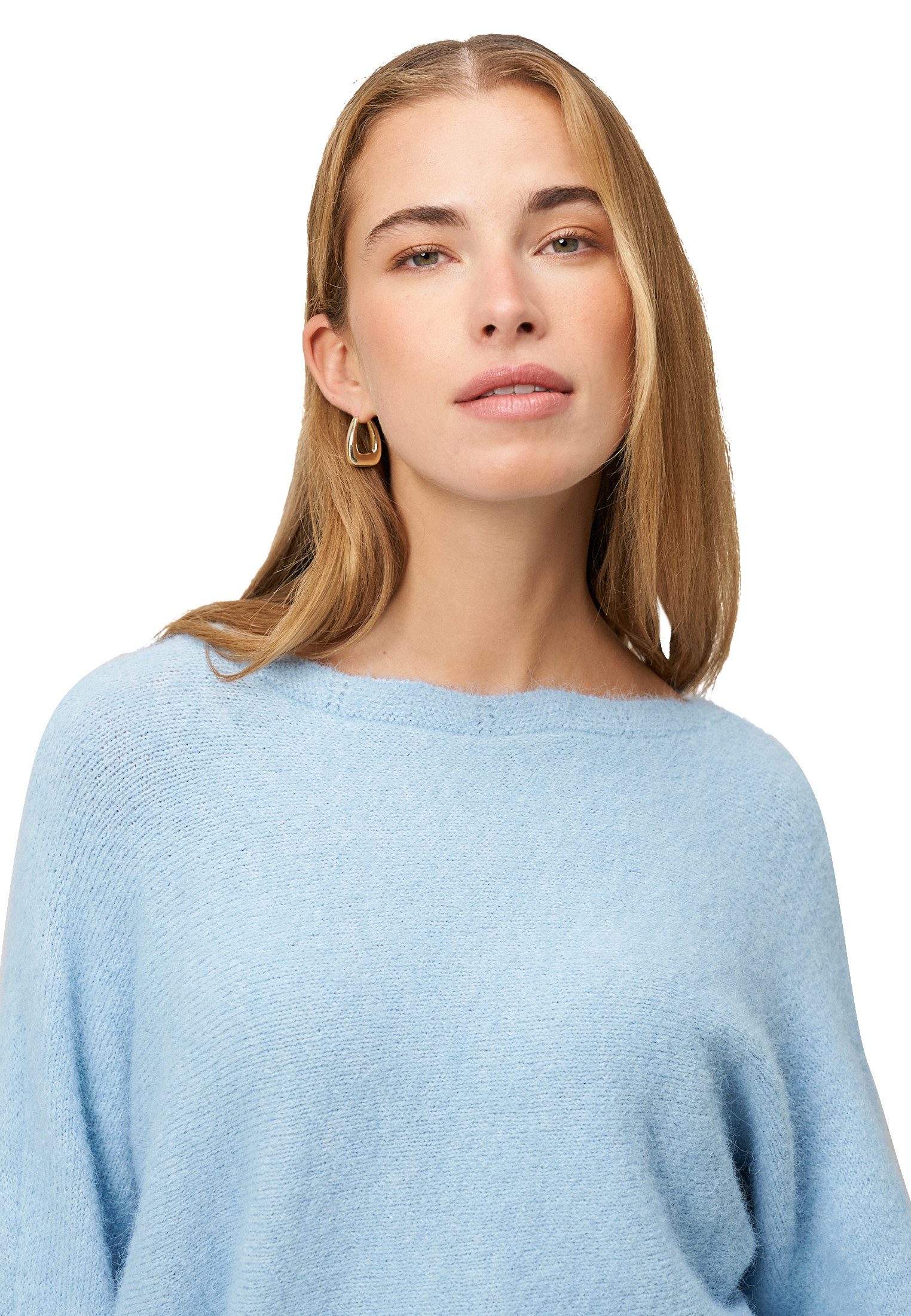 Zero Strickpullover Damen mit U-Boot Ausschnitt (1-tlg) Plain/ohne Details