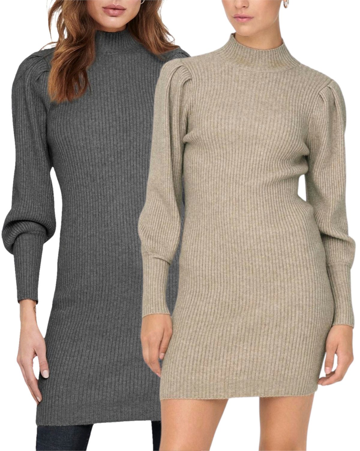 ONLY Strickkleid elegante Damenkleider im Strickmuster günstig online kaufen