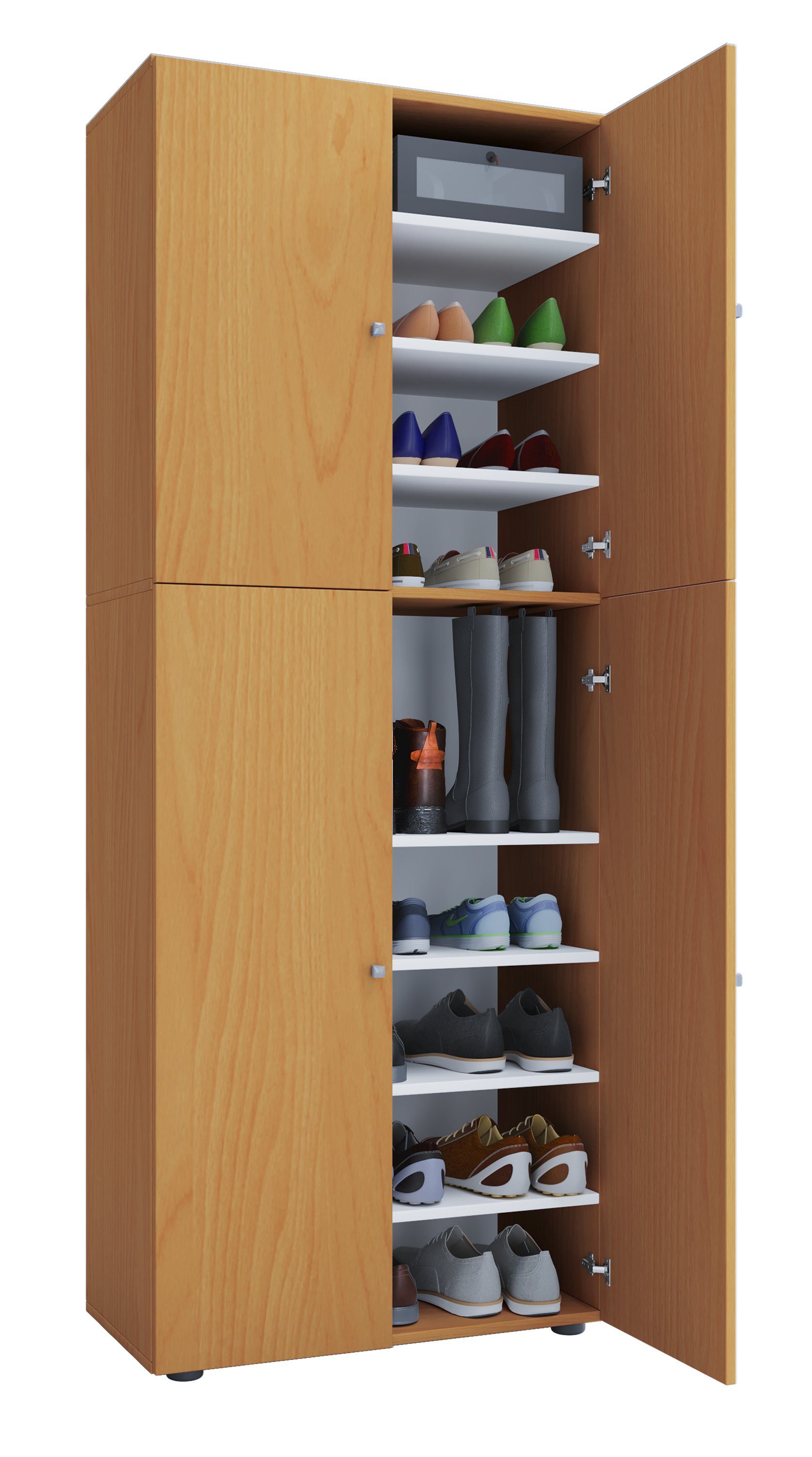 VCM Schuhschrank XXL Holz Großer Schuhschrank günstig online kaufen