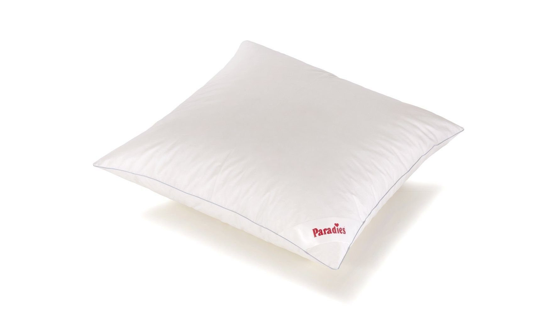 Paradies Microfaserbettdecke Paradies Kopfkissen MALI BL 80x80 cm weiß Daunenkissen Federkissen