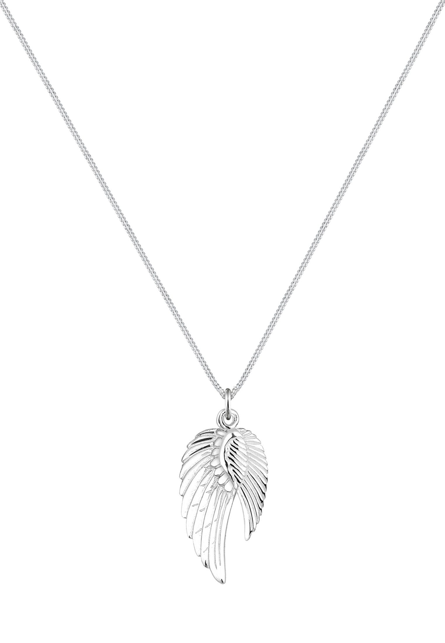Elli Kette mit Anhänger Flügel 925 Sterling Silber, Flügel