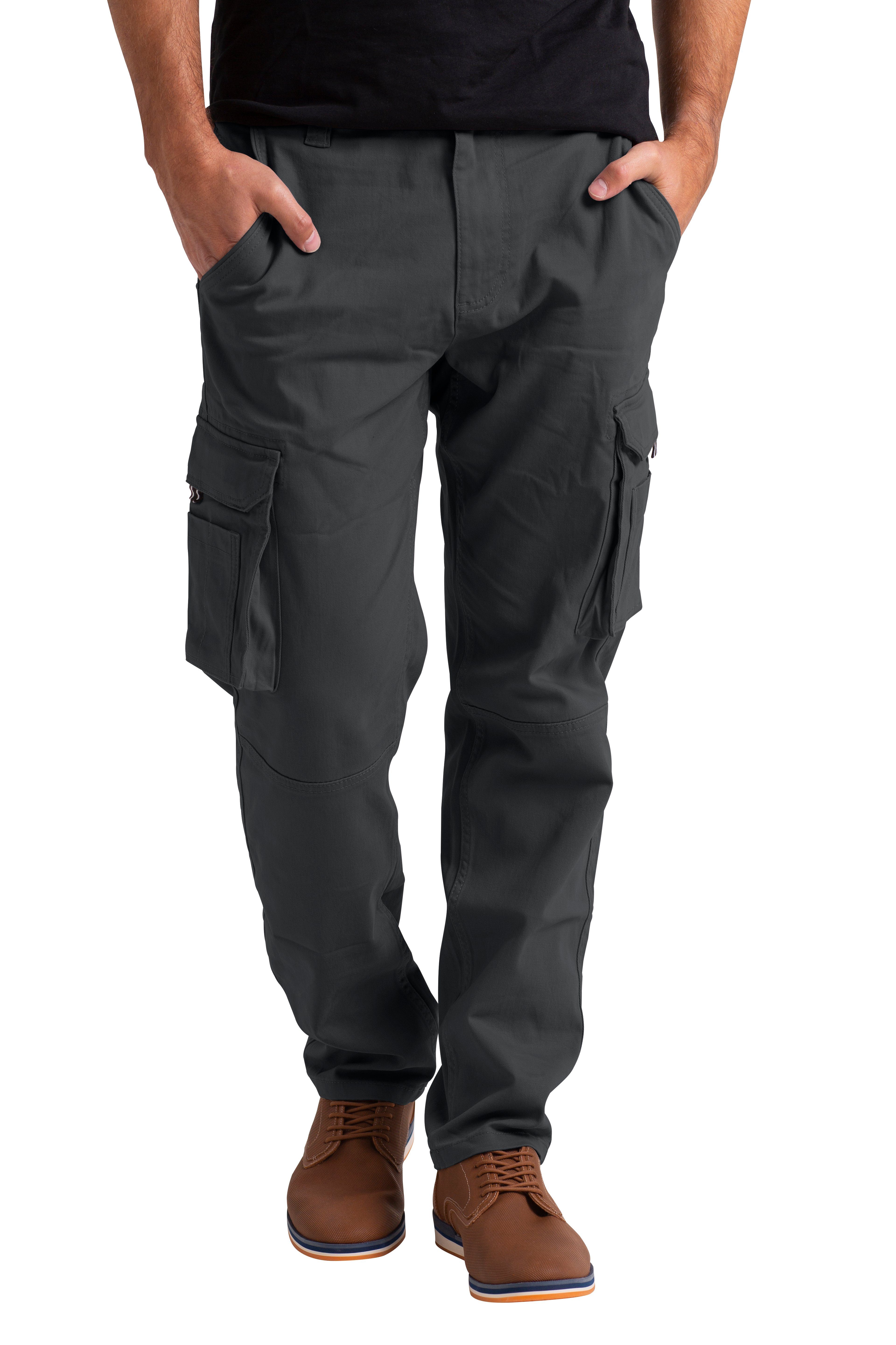 BlauerHafen Cargohose Herren Flex Cargo Arbeitshose Schwerlast strecken läs günstig online kaufen