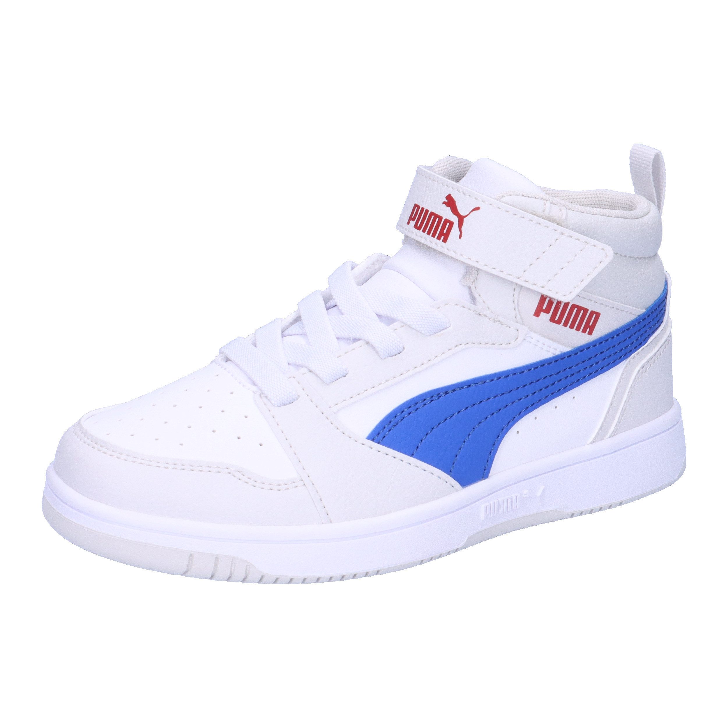 PUMA White-Vivid Blue-Feather Gray