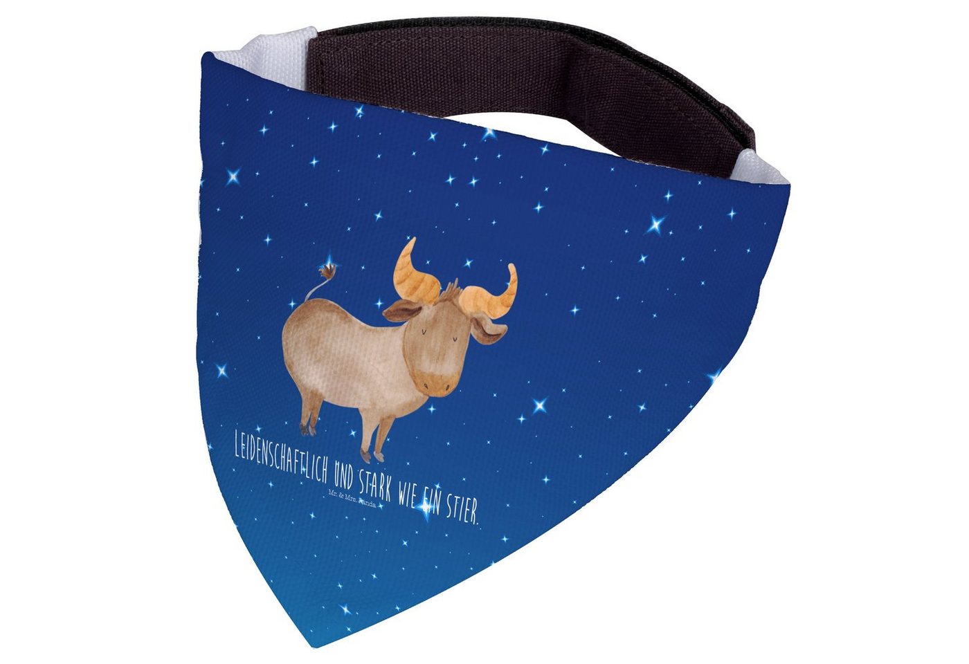 Thumbnail - Mr. & Mrs. Panda Hundefliege Sternzeichen Stier - Sternenhimmel Blau - Geschenk, Hundehalstuch, Tu, Polyester, Verschied...