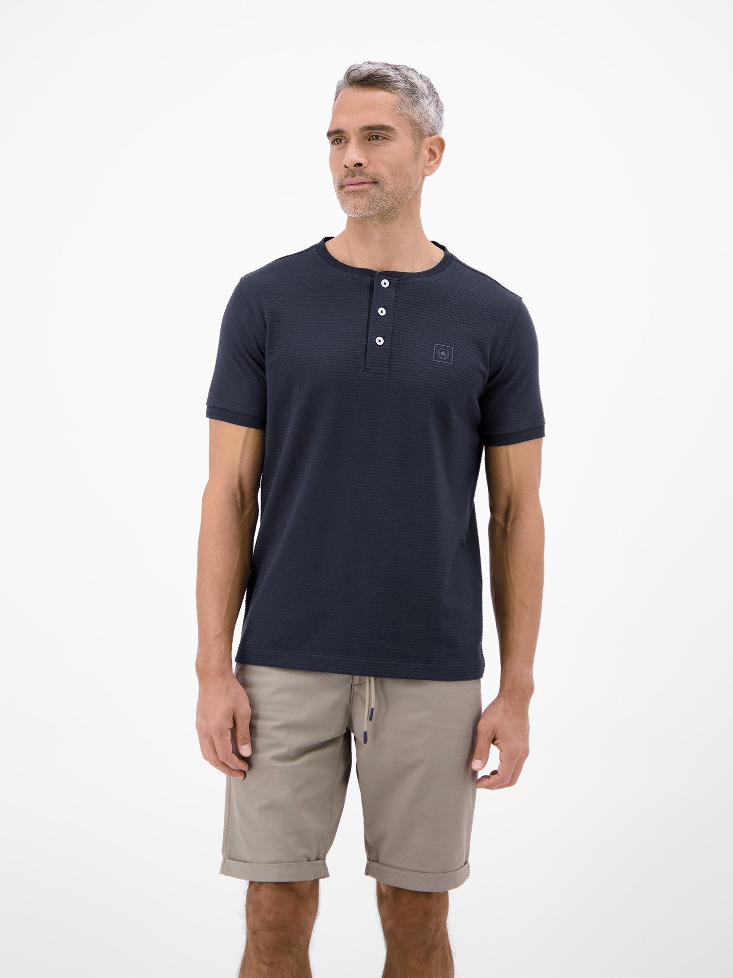 LERROS T-Shirt T-Shirt mit Rundkragen und Cool & Dry Funktion