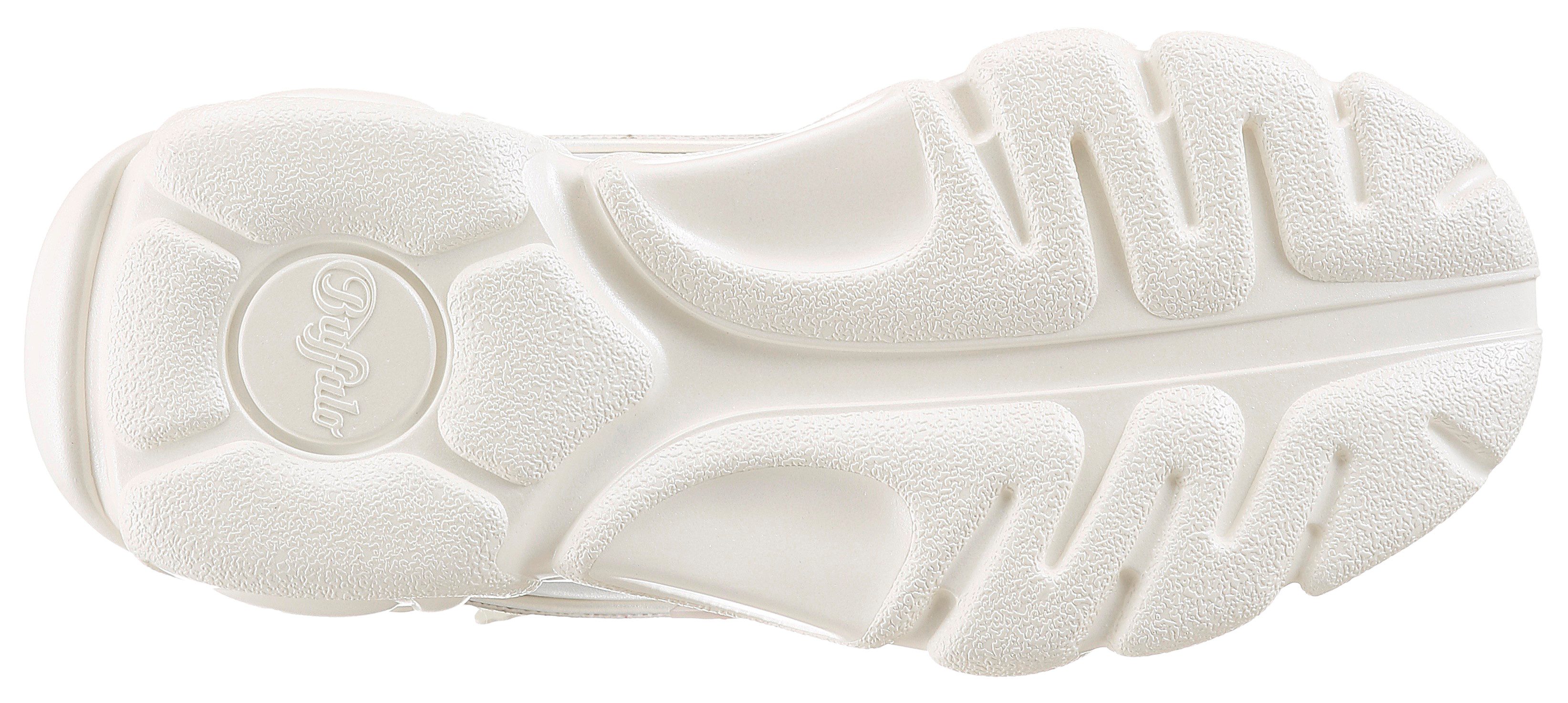 Buffalo Plateausneaker Freizeitschuh, Schnürer, Ugly Sneaker mit Bestickungen