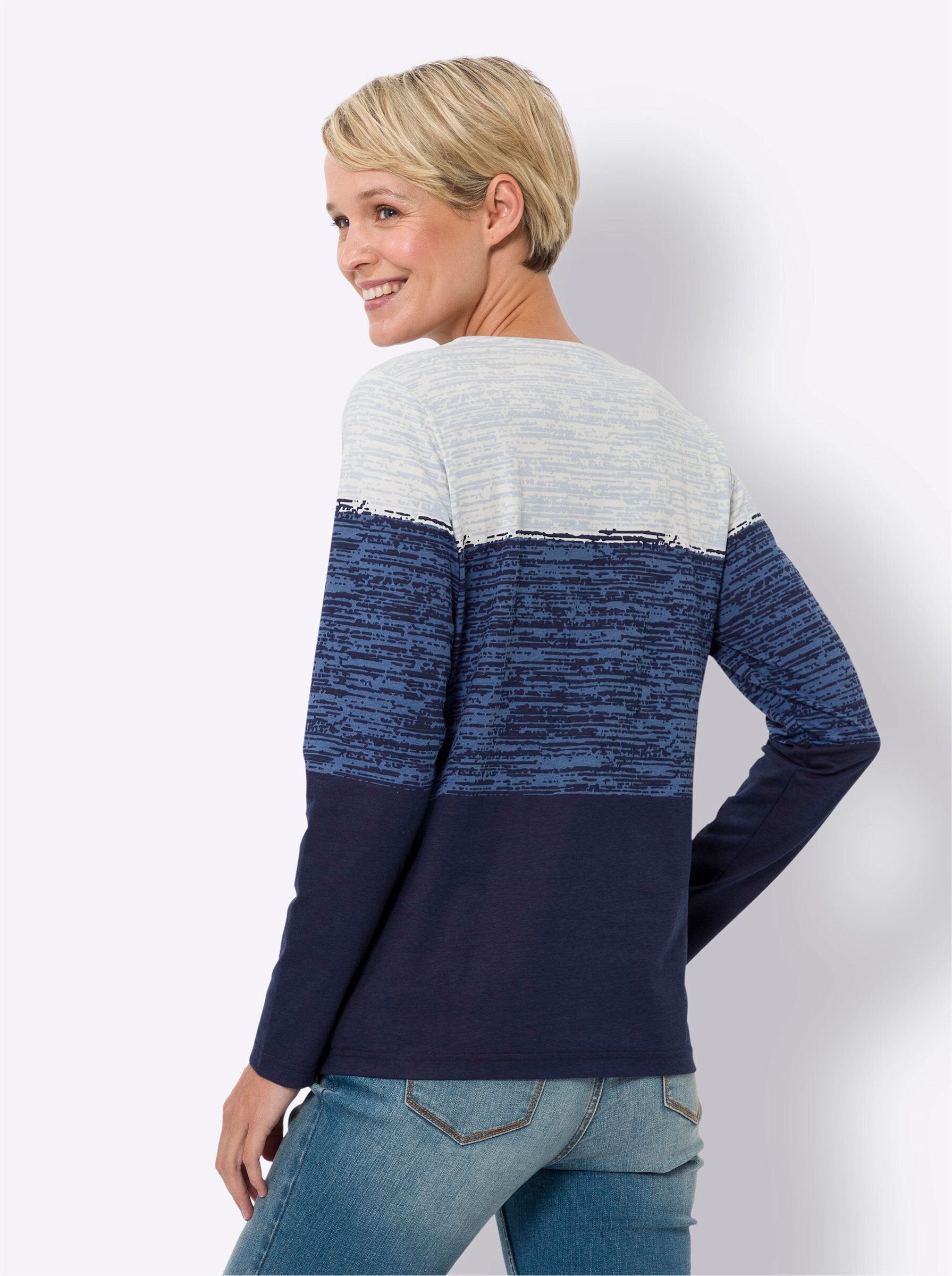 Sieh an! T-Shirt Langarmshirt . günstig online kaufen