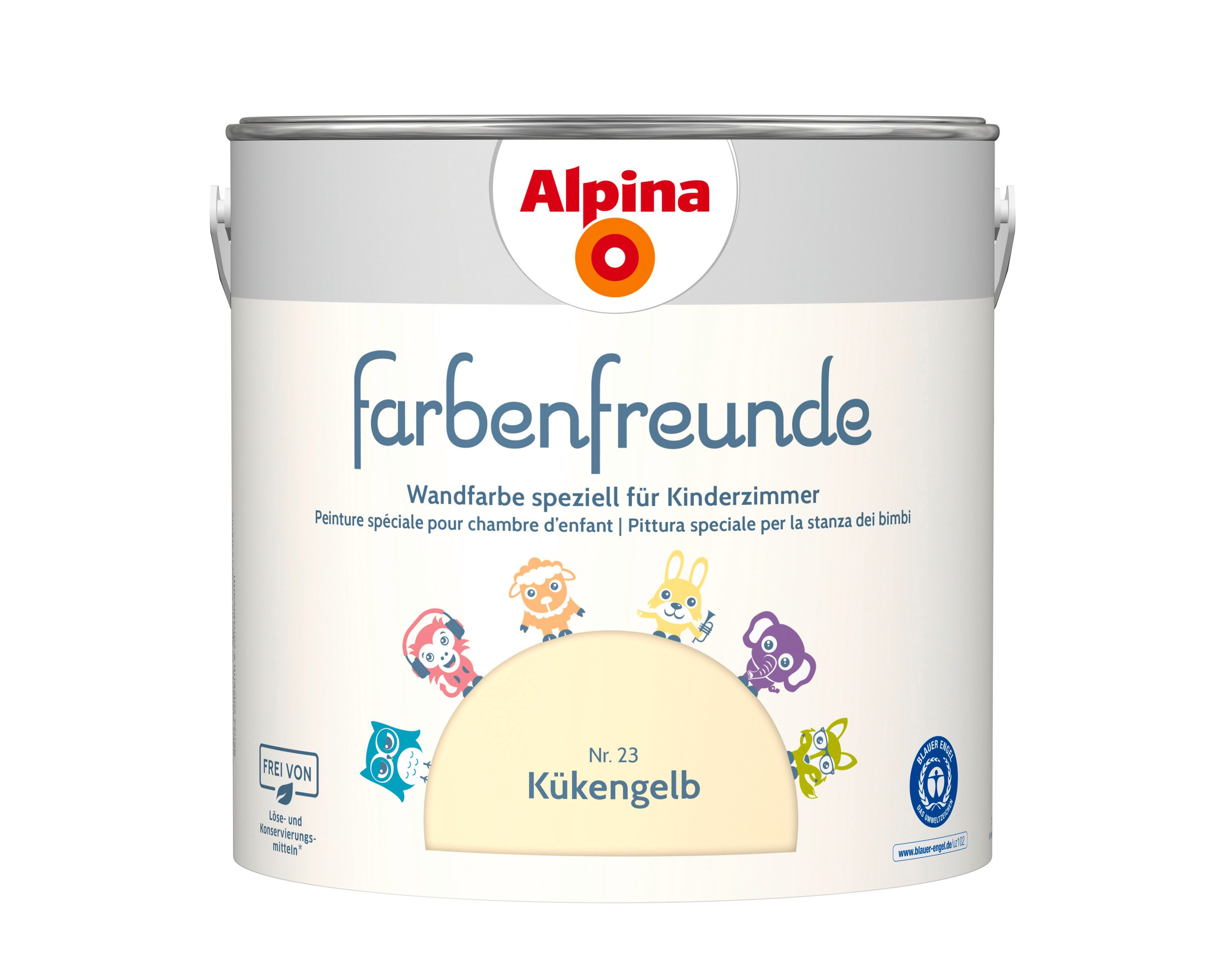 Alpina Wandfarbe Farbenfreunde 2,5 Liter matt