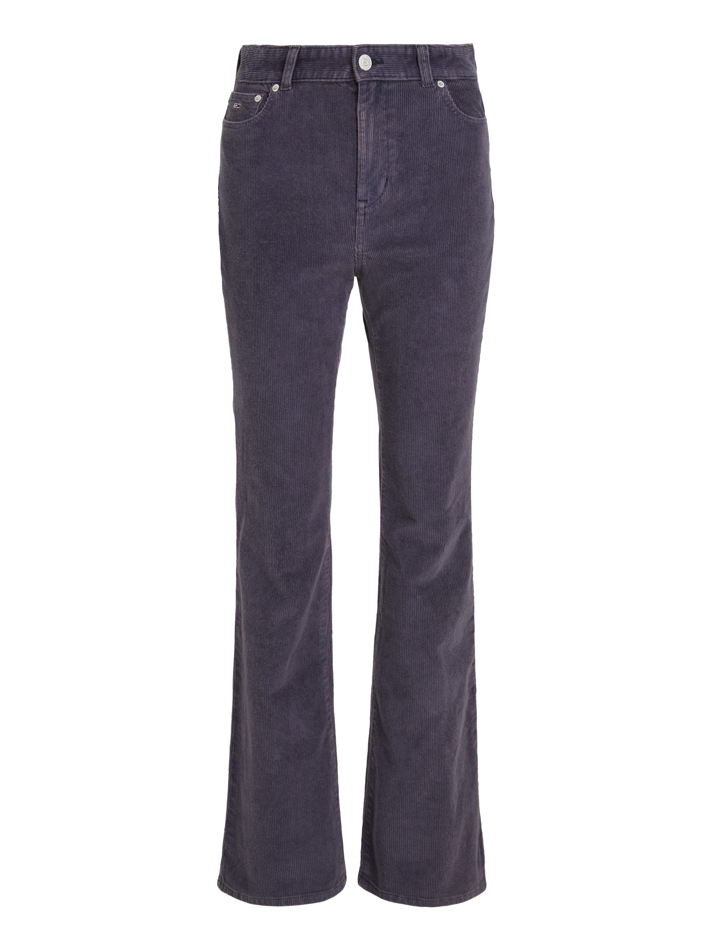 Tommy Jeans Schlaghose TJW SYLVIA HR FLARE WASHED CORD in dem Trendmaterial Cord