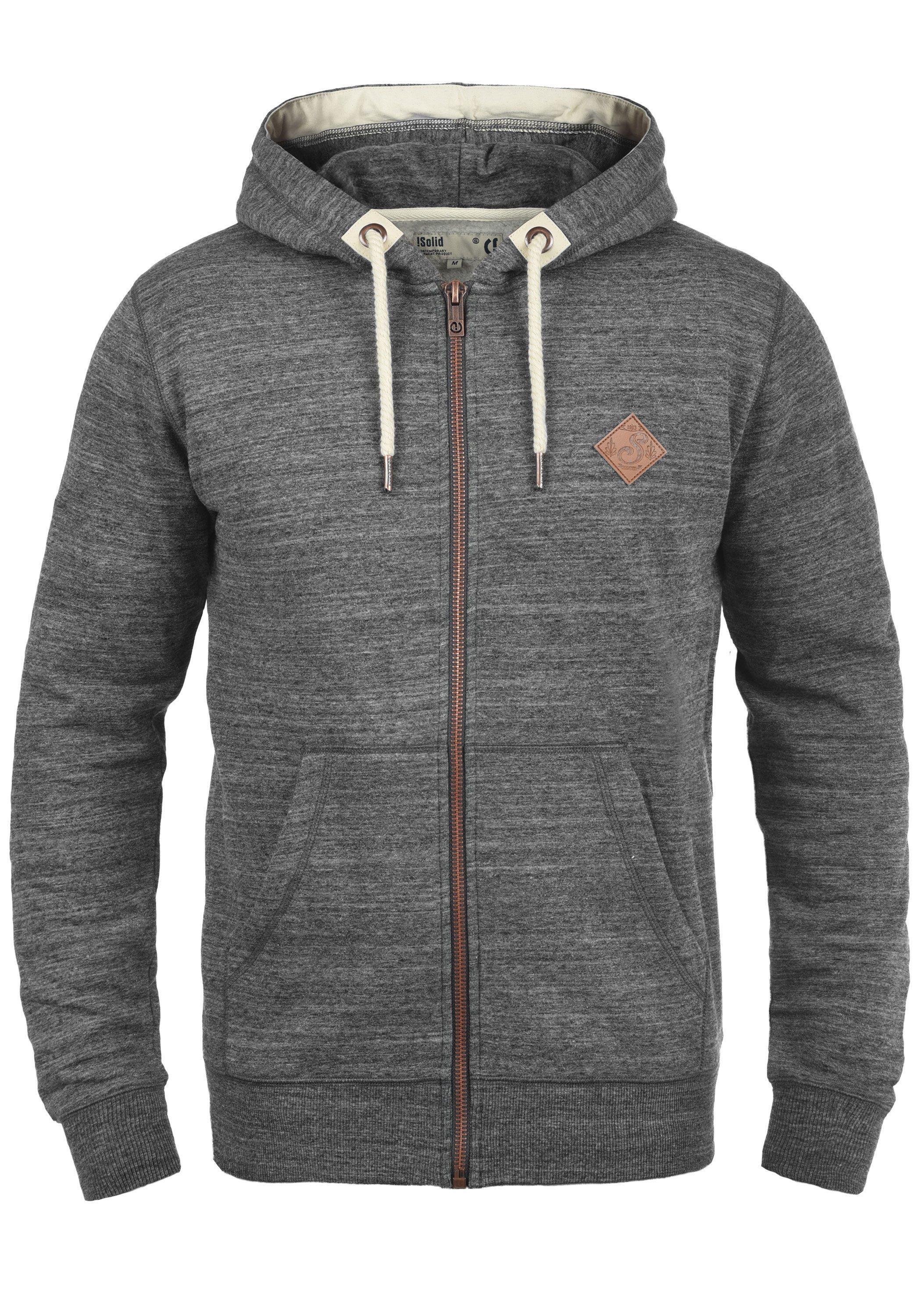 !Solid Kapuzensweatjacke SDCraig Kapuzensweatshirt mit Melange Optik günstig online kaufen