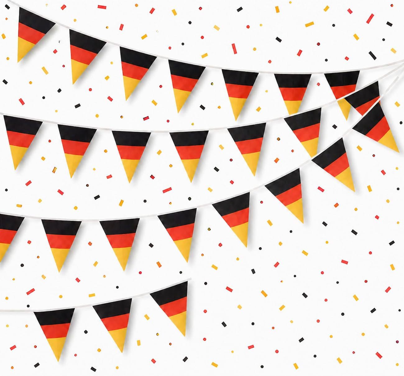 TK Gruppe Wimpelkette XXL Wimpelkette Deutschland Girlande WM 2026 Weltmeisterschaft
