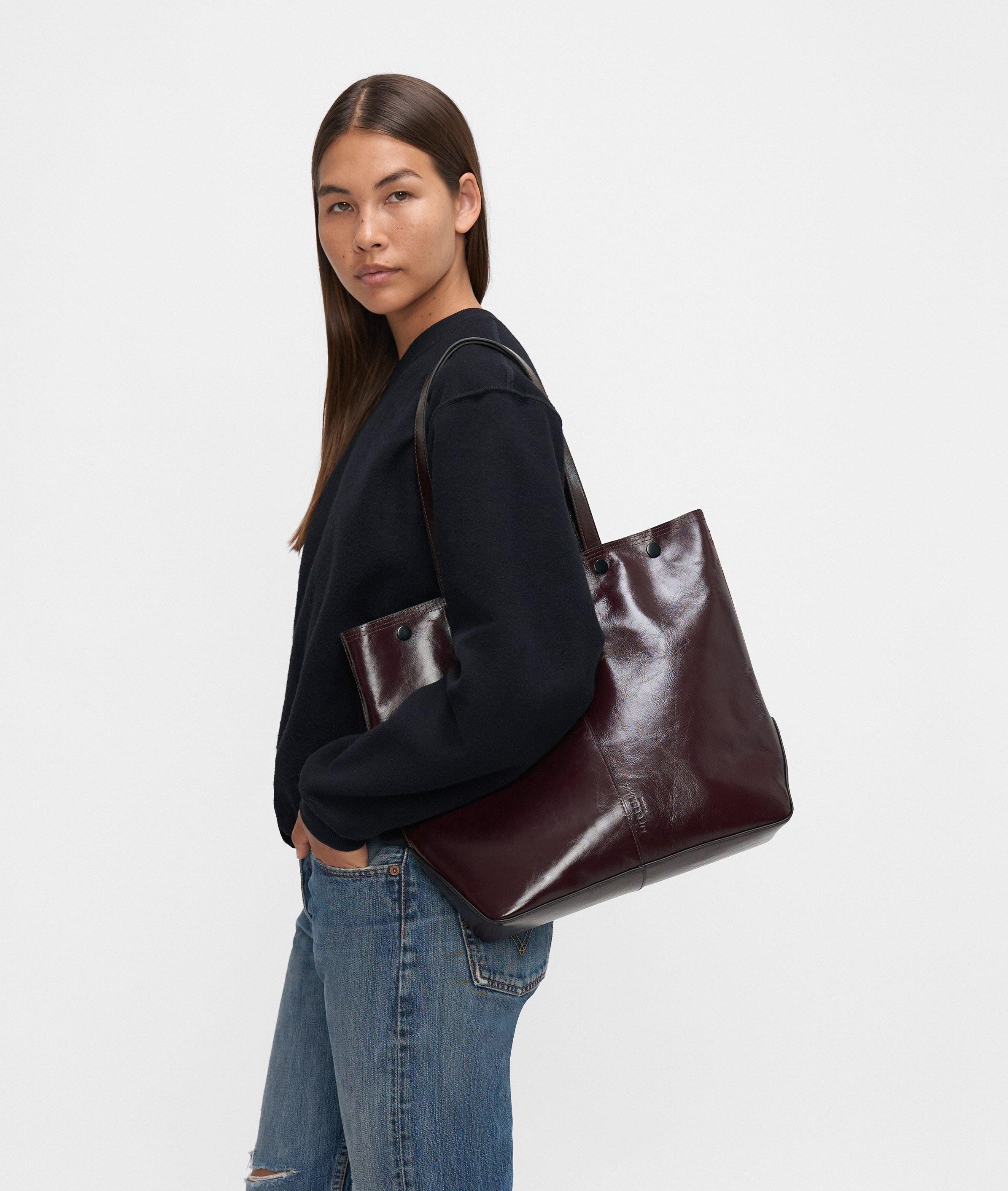 Liebeskind Berlin Schultertasche Tote, Große Schultertasche aus Nappaleder