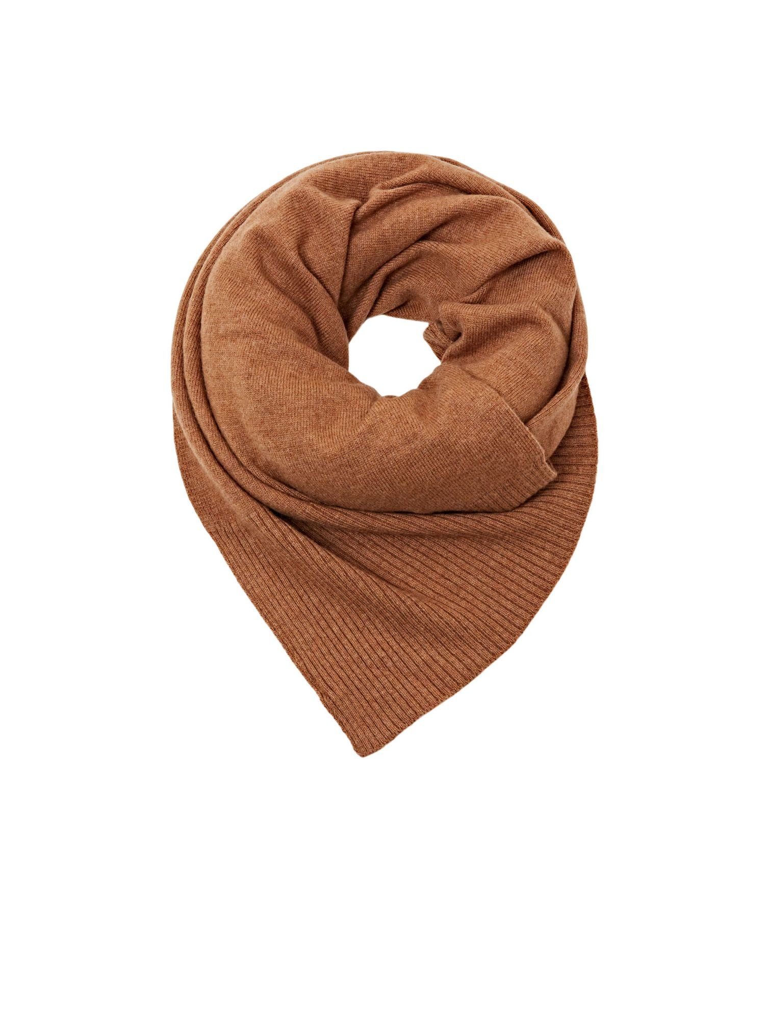 Esprit Modeschal Strickschal, LENZING™ ECOVERO™ CARAMEL