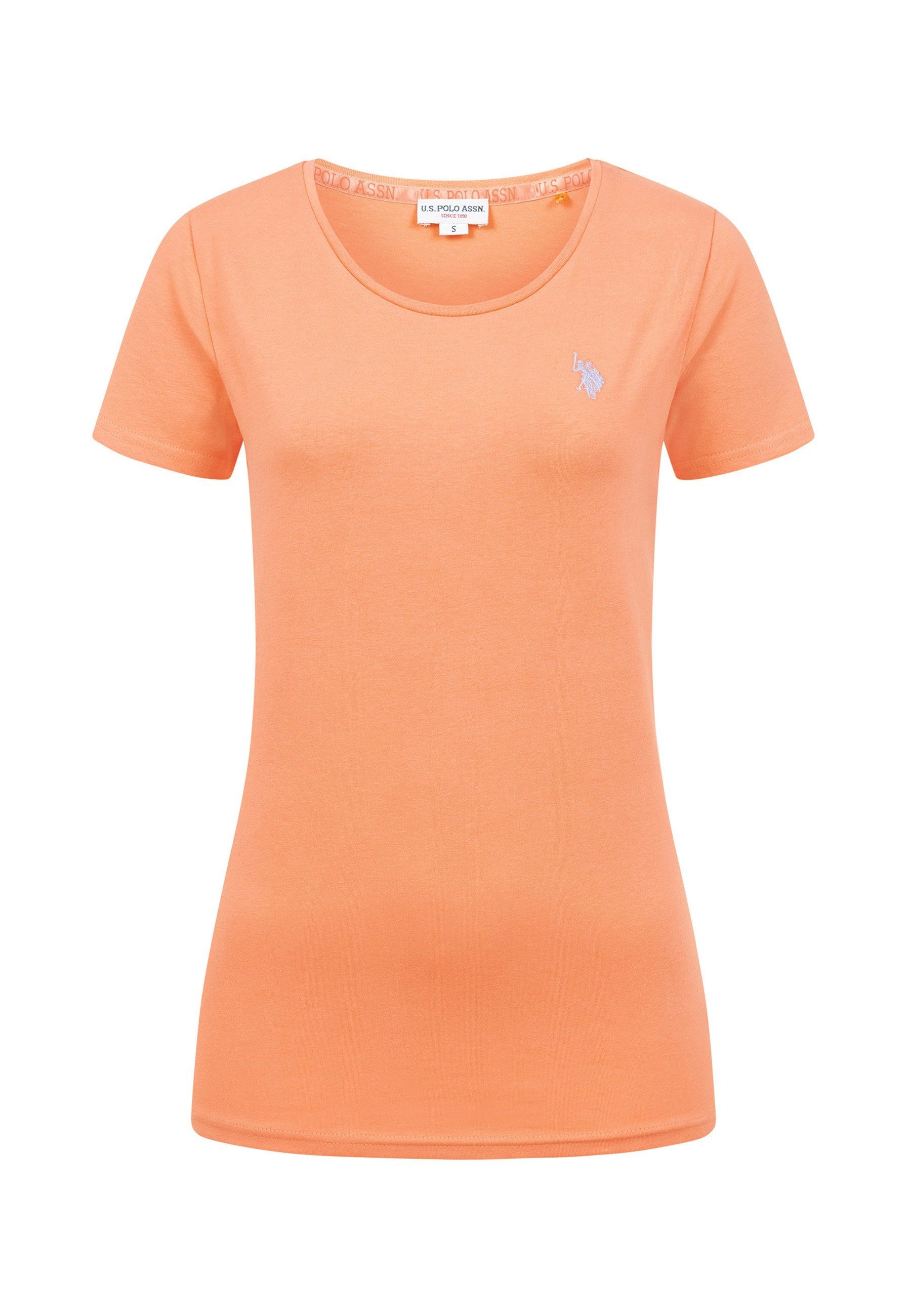 T-Shirt USSareena – Damen Shirt mit Stretch-Anteil und Logo