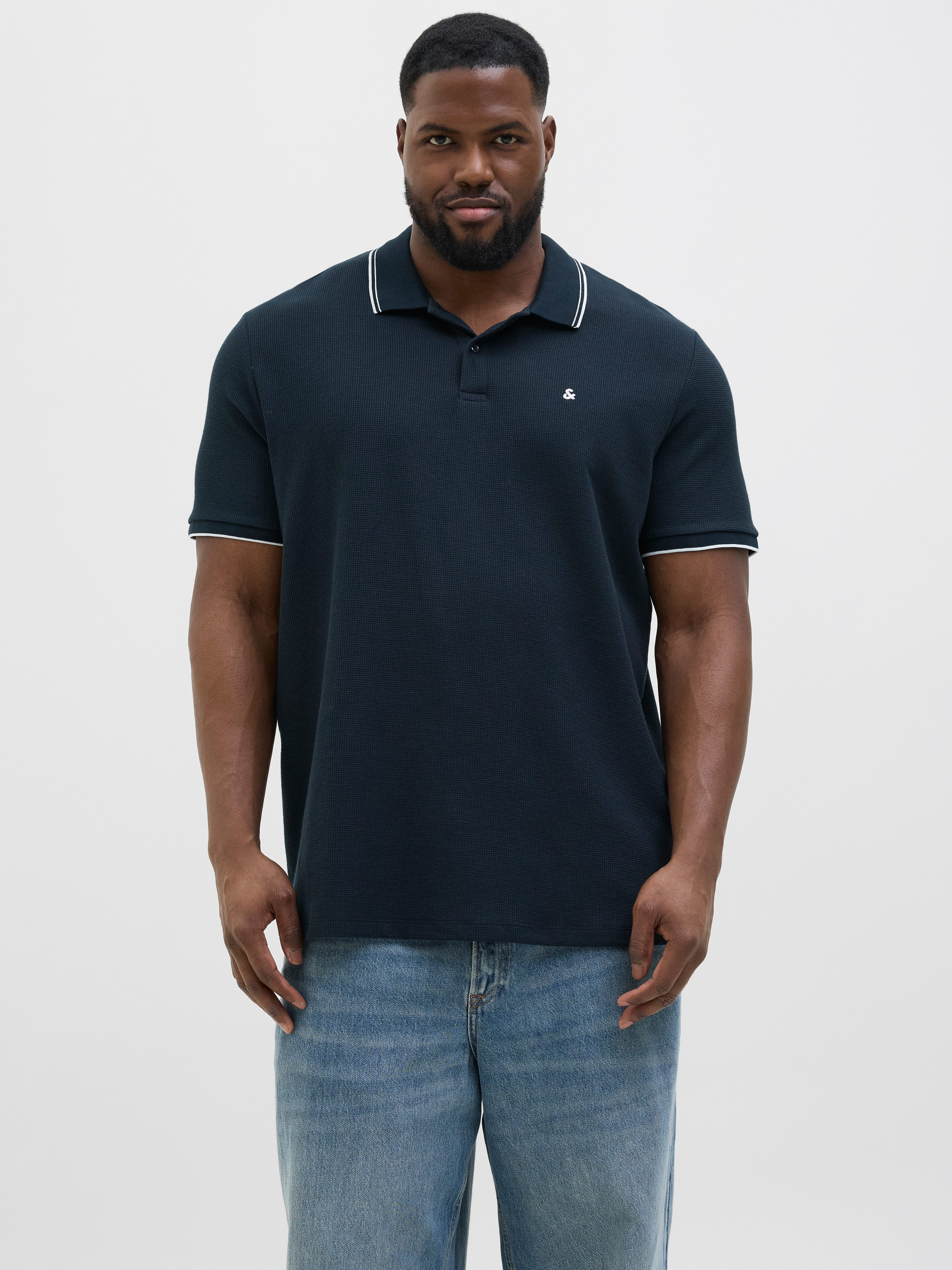 Jack & Jones PlusSize Poloshirt JJEAUSTIN POLO SS NOOS PLS mit Polokragen günstig online kaufen