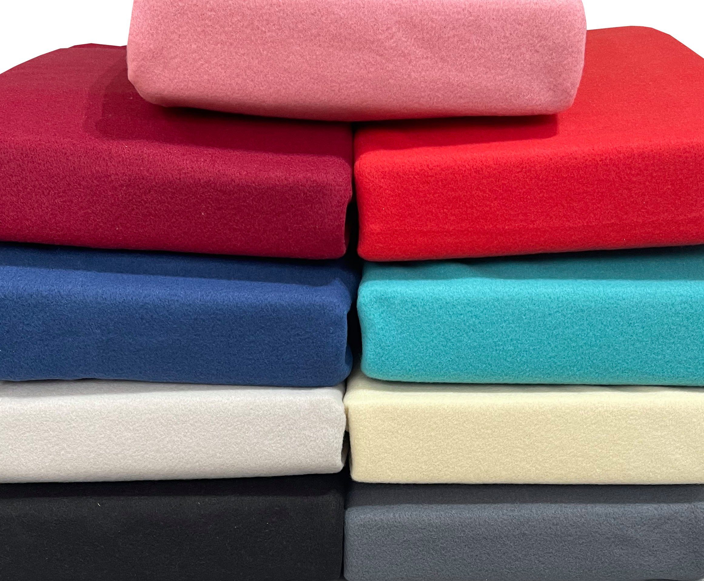Leonado Vicenti Spannbettlaken Winter flauschig warm, Microfaser-Fleece, Gummizug: rundum, (2 Stück), Thermofleece kuschelig weich, Einfarbig – Bild 3 von 3
