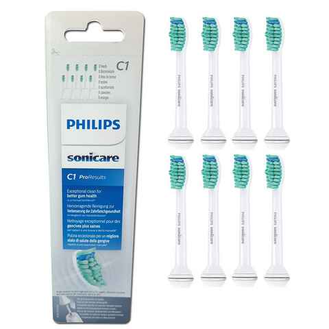 Philips Sonicare Aufsteckbürsten C1 ProResults, 8er Pack