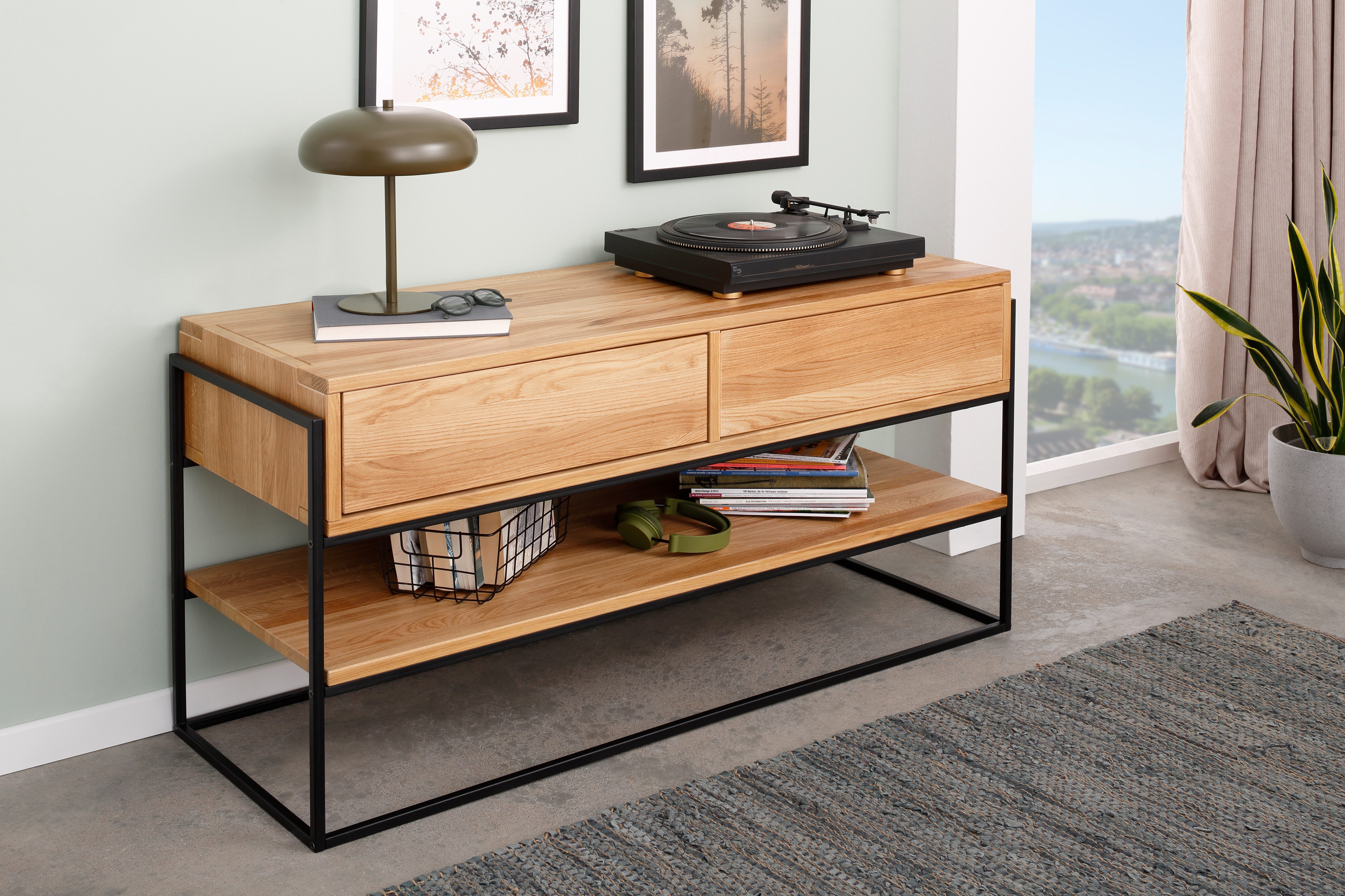 Woodroom Konsolentisch Boise (Wildeiche massiv geölt), Konsolentisch, Beist günstig online kaufen