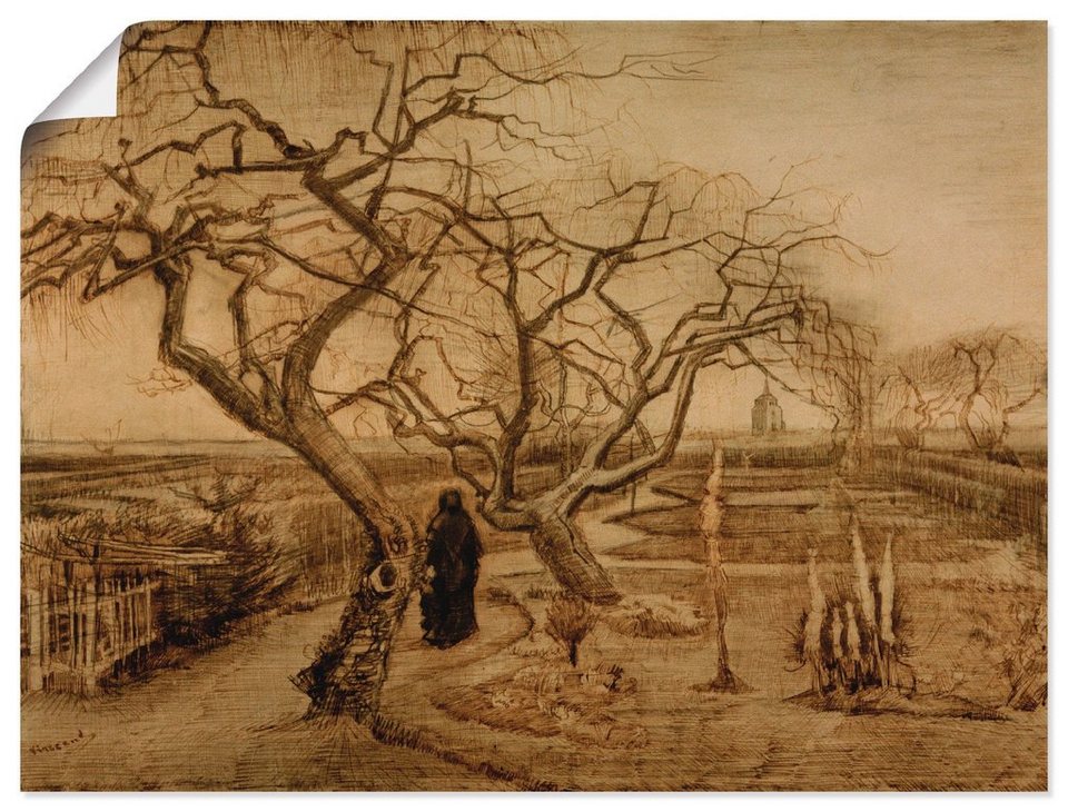 Artland Wandbild »Garten im Winter«, Garten (1 Stück