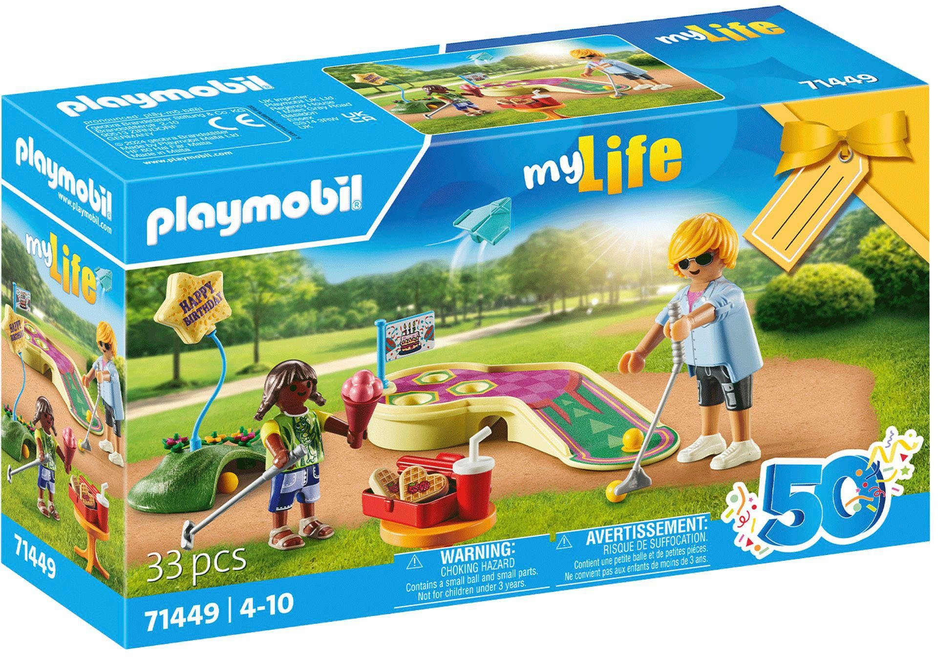 Playmobil® Konstruktions-Spielset Minigolf (71449), Family Fun, (33 St), Made in Europe