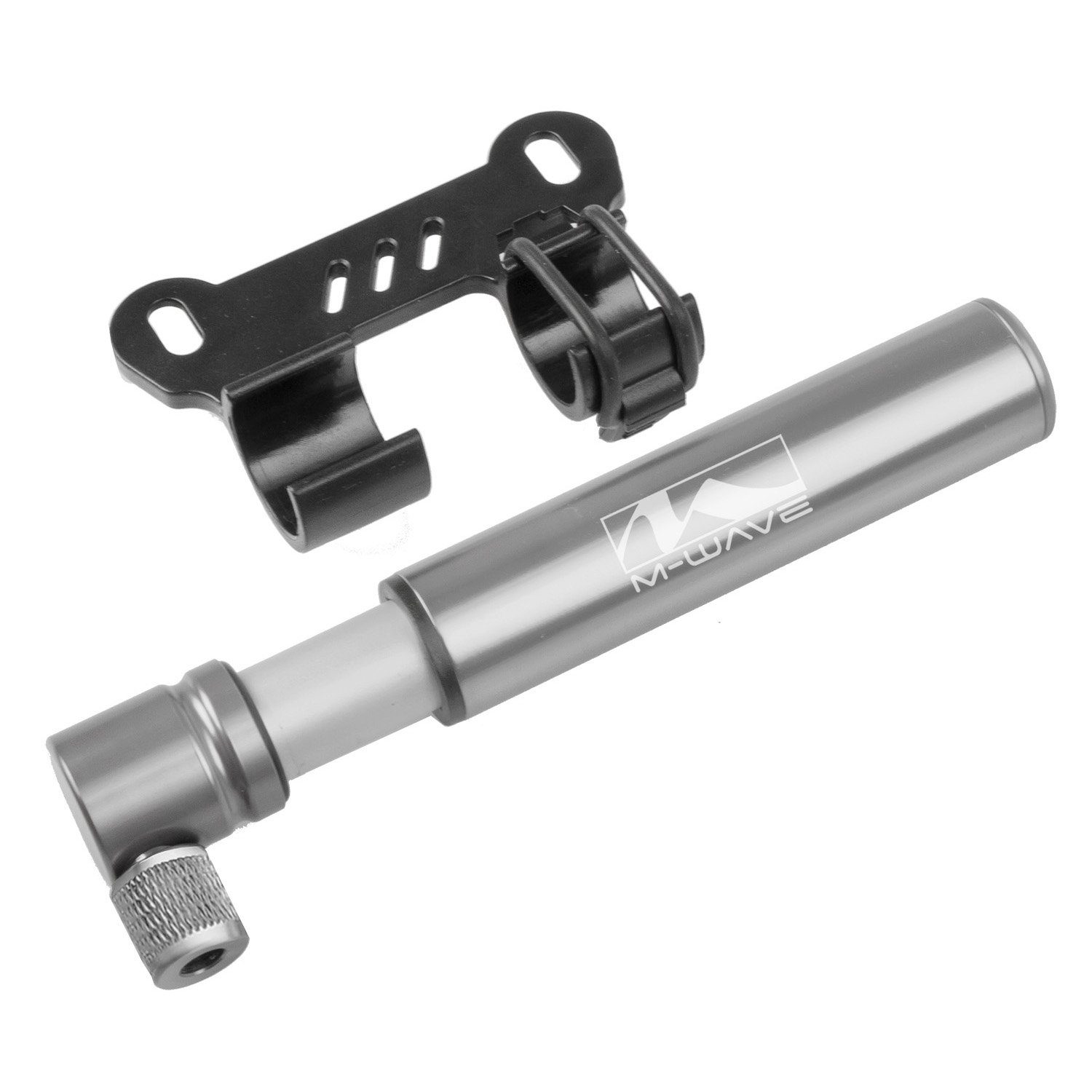 M-Wave Minipumpe Mini Luftpumpe Air Midget Luftpumpe 86 PSI 6 bar ALU CNC 120 mm