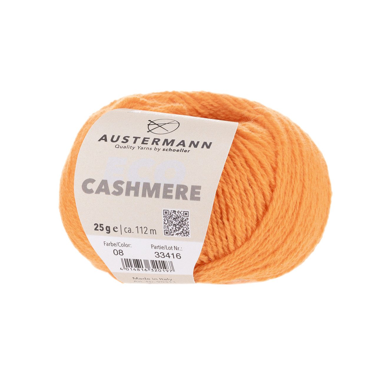 Austermann Austermann Eco Cashmere 25g Effektgarn, 112,00 m, wunderbar weich, vielseitig verwendbares Garn