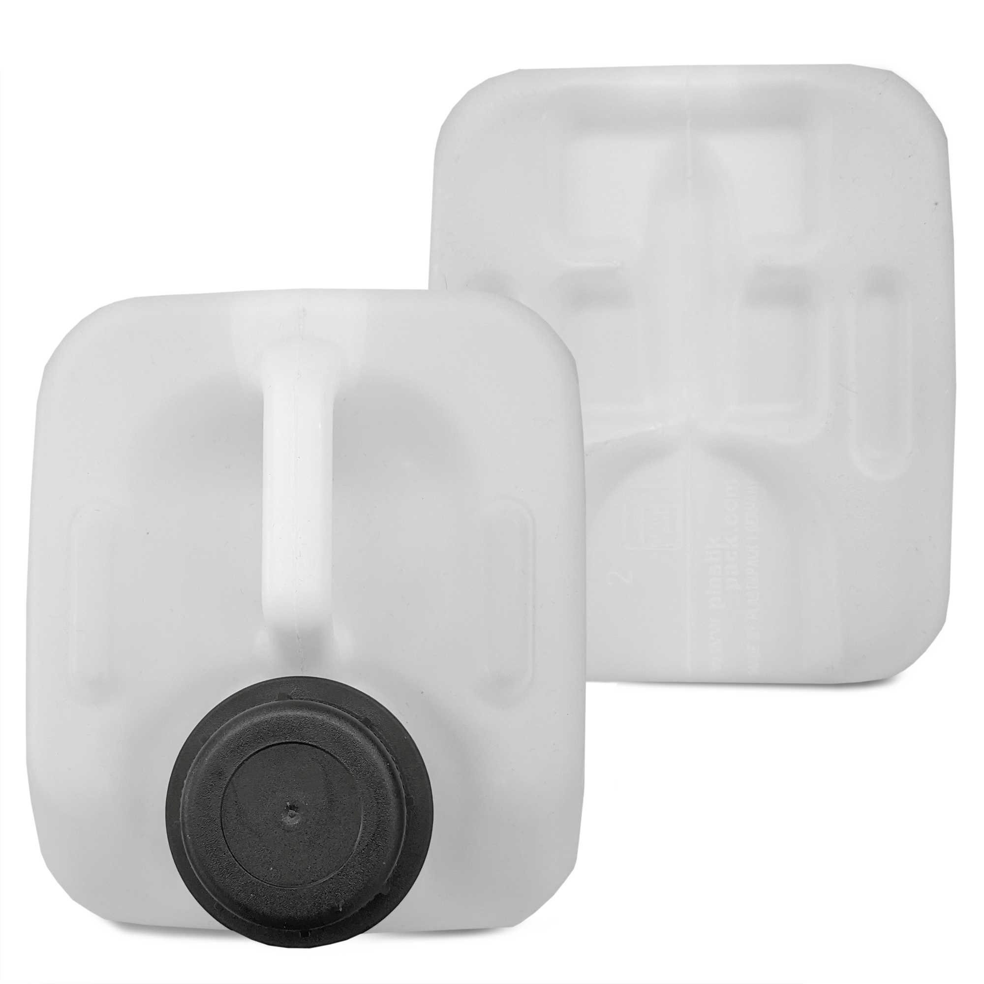 Plasteo Kanister 3 l Kanister Leerkanister naturfarben DIN45 (Sparset, 3 St), Mit UN-Zulassung