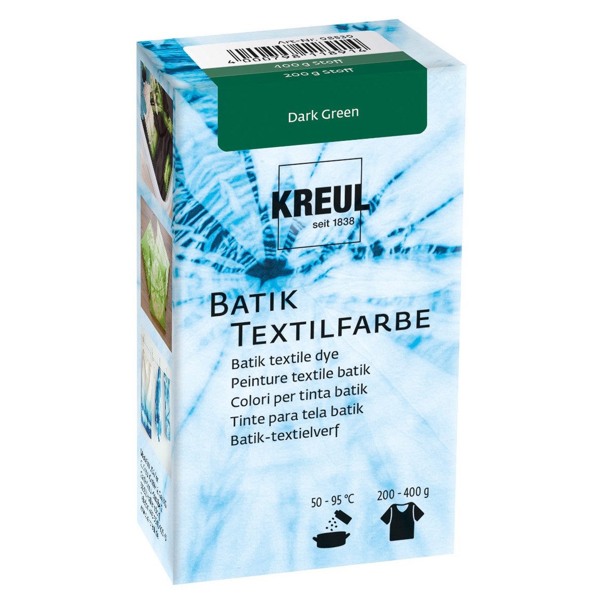 C. KREUL Textilfarbe KREUL Batik-Textilfarbe Dark Green 70g