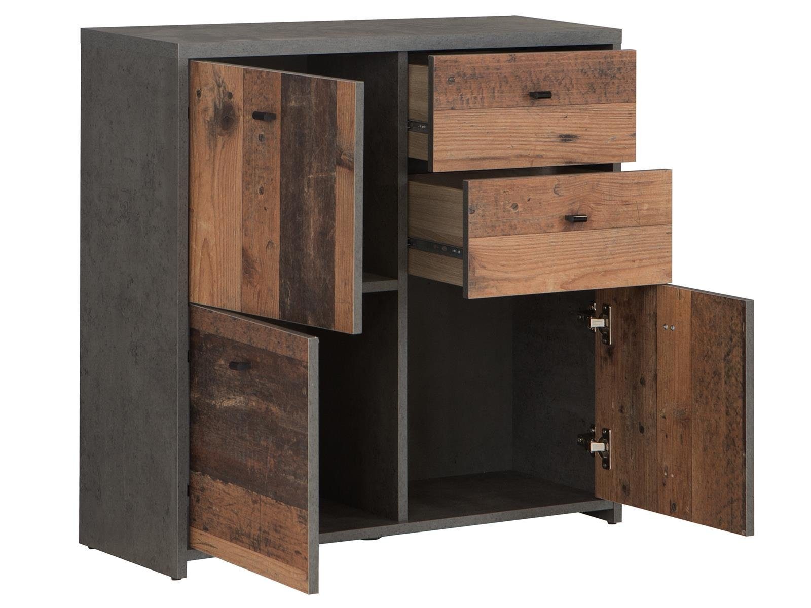 freiraum Kommode Burg, 77.2 x 77.5 x 29.6 cm (B/H/T)