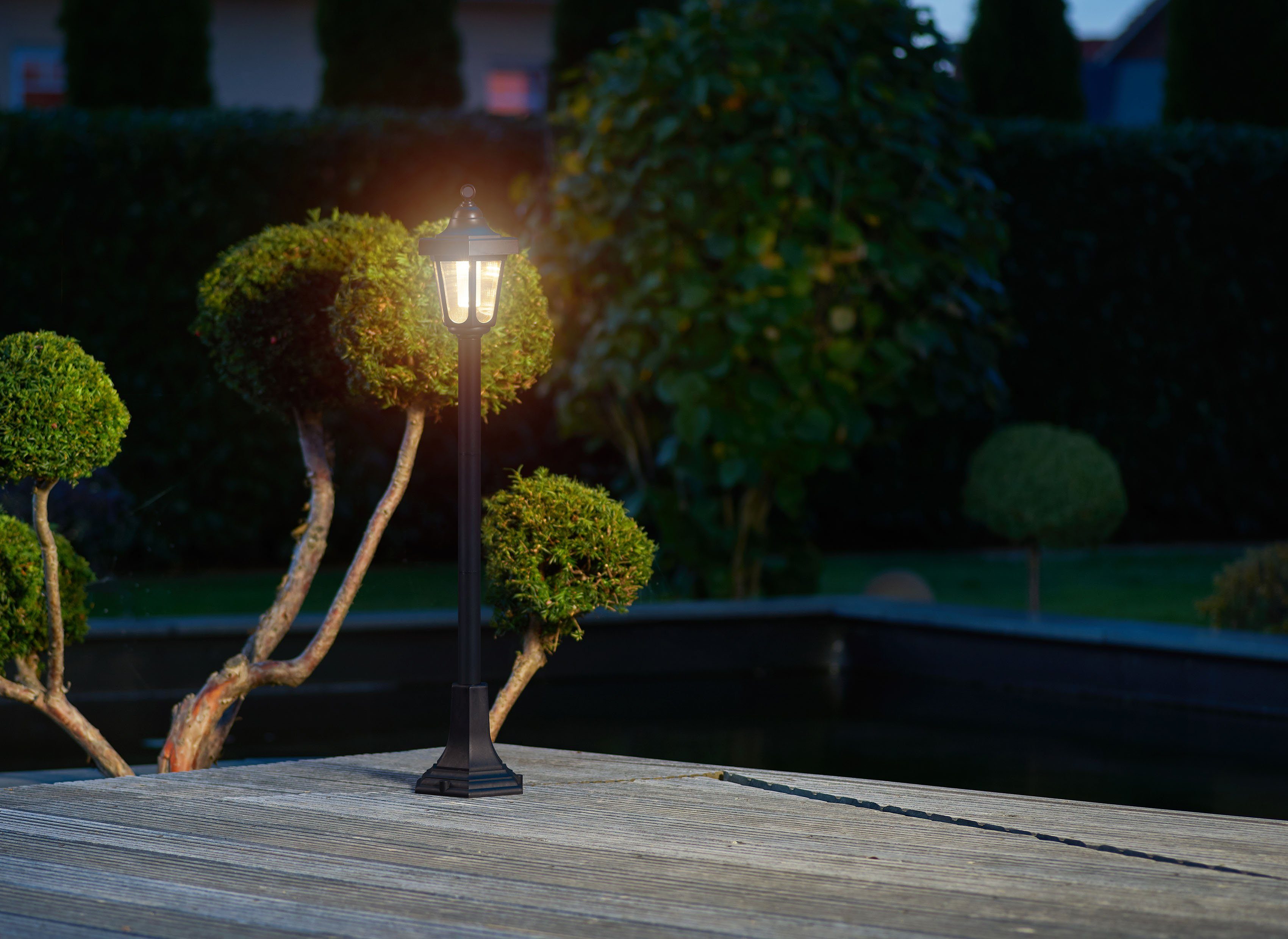 IC Gardenstyle LED Außen-Stehlampe LED Solarlaterne günstig online kaufen
