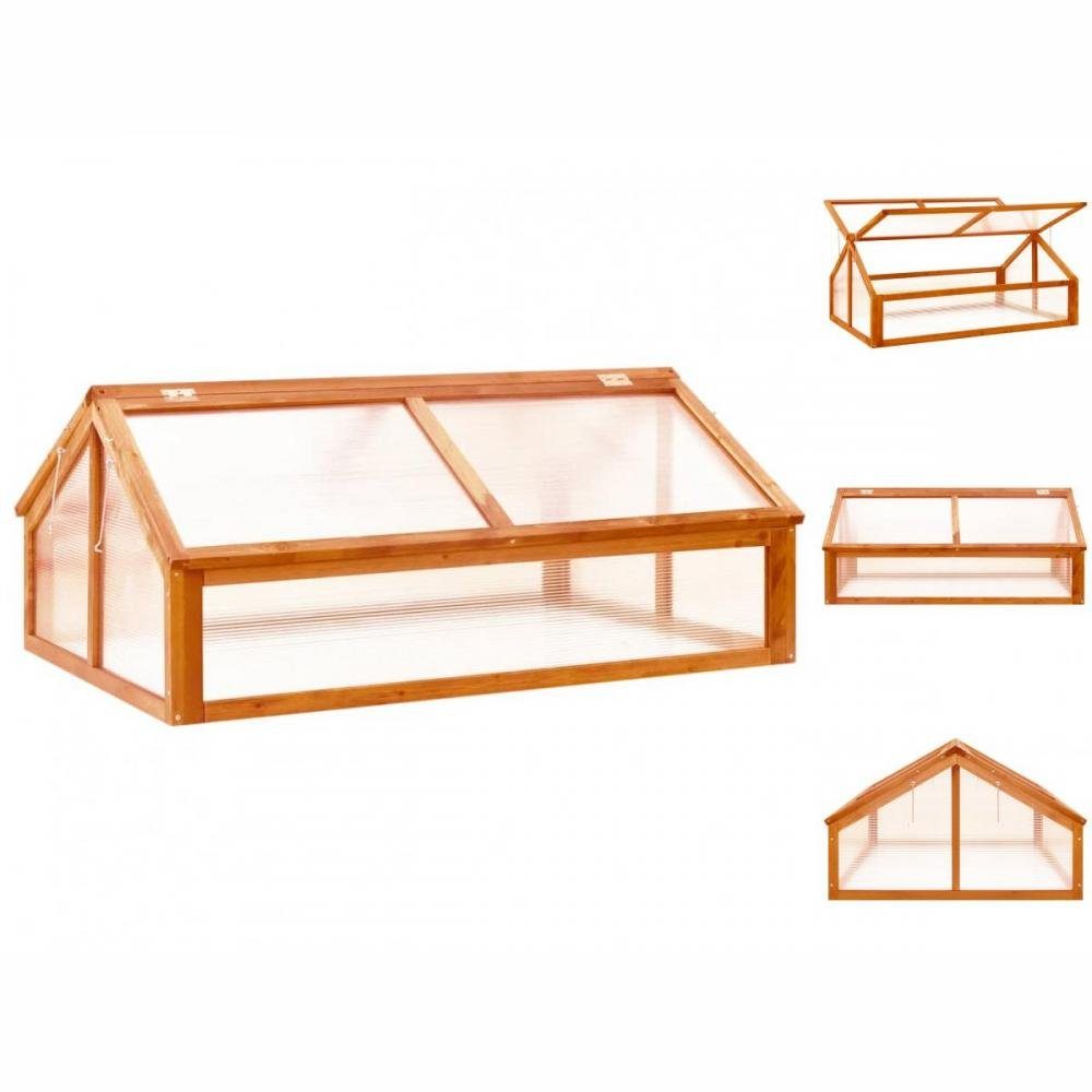 vidaXL Gewächshaus Gewächshaus Braun 114x80x50 cm Tannenholz braun | Rabatt: 24%