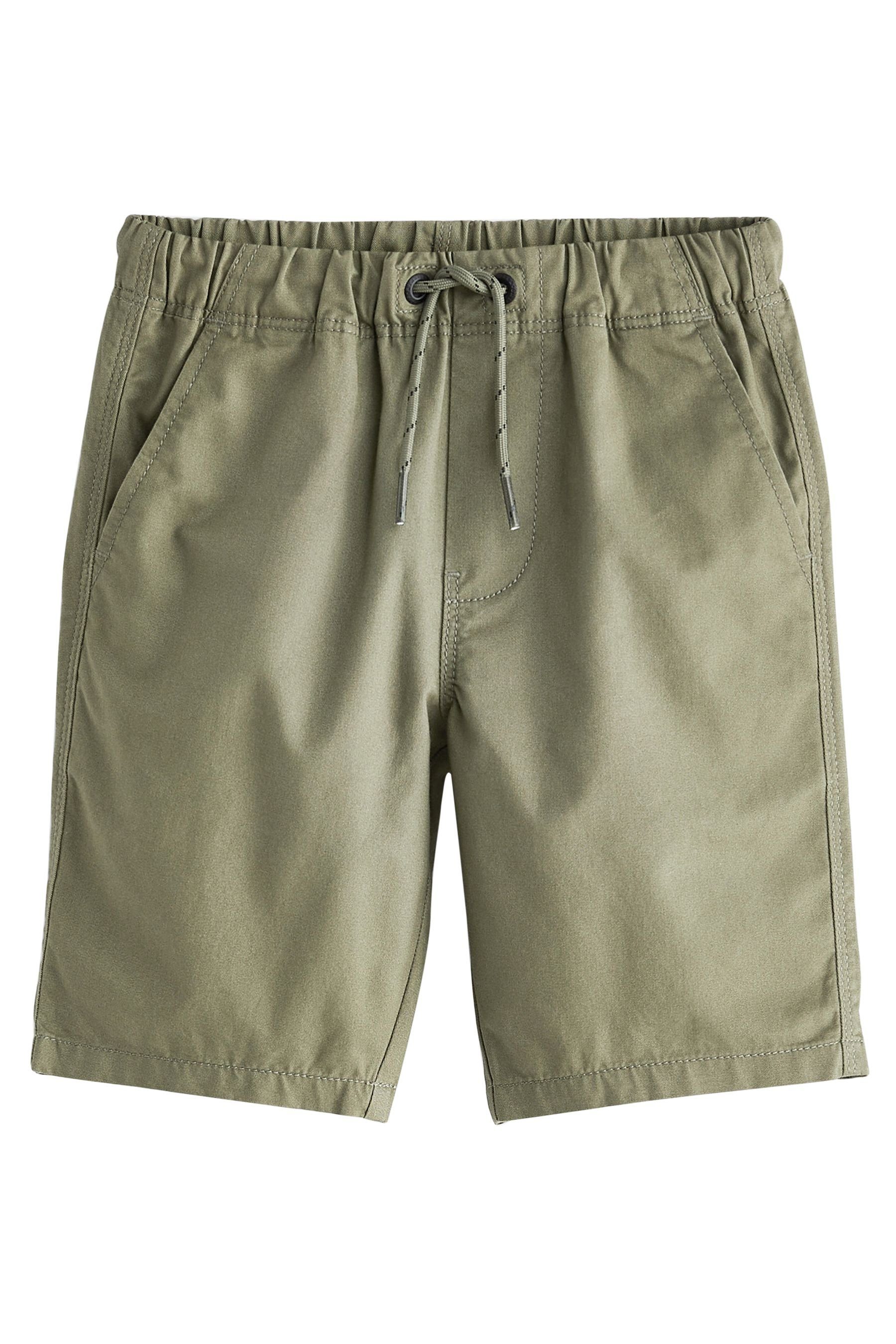 Next Shorts Schlupf-Shorts im 3er-Pack Green/Tan Brown Khaki (3-tlg)