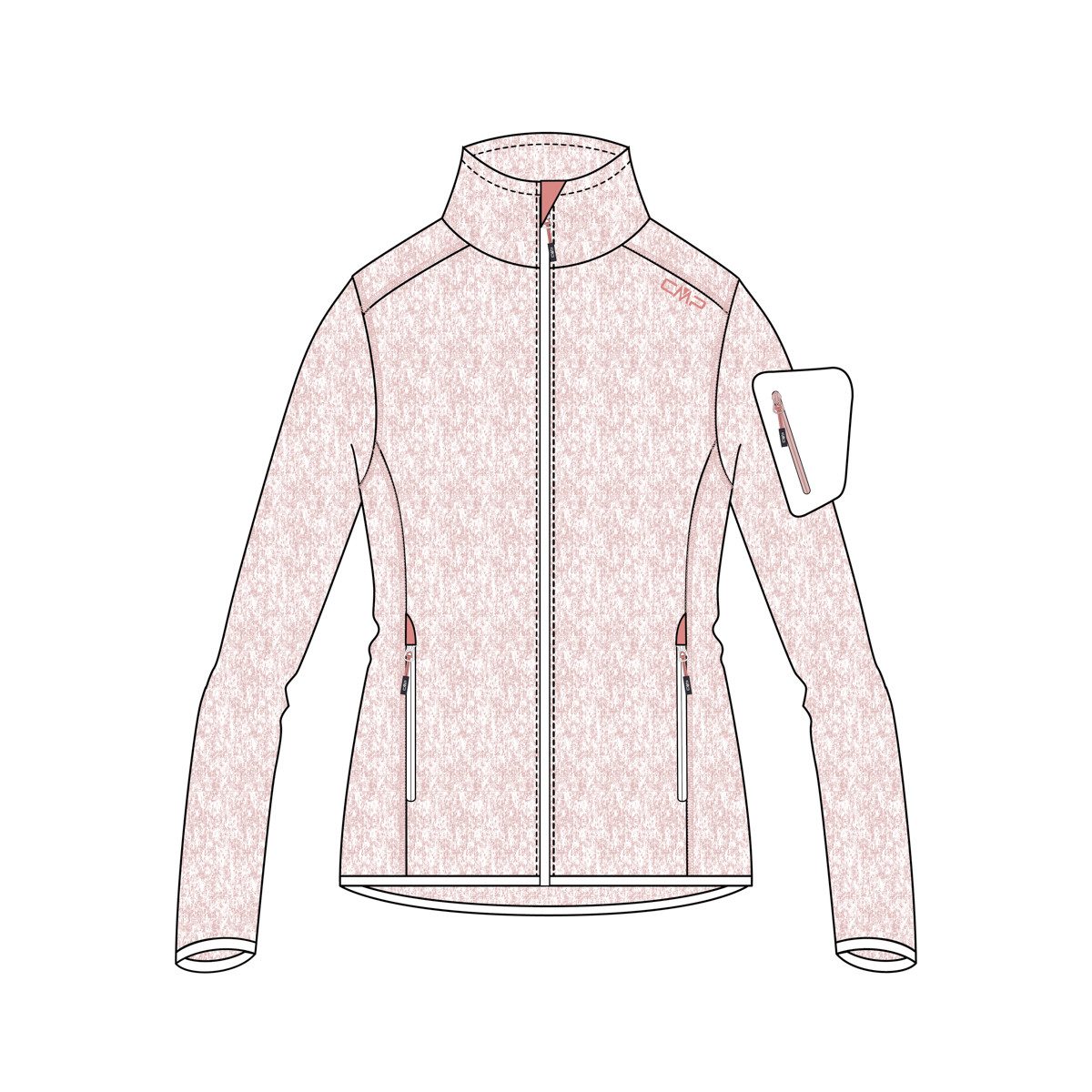 CMP Fleecejacke CMP Damen Jacke Knitted günstig online kaufen